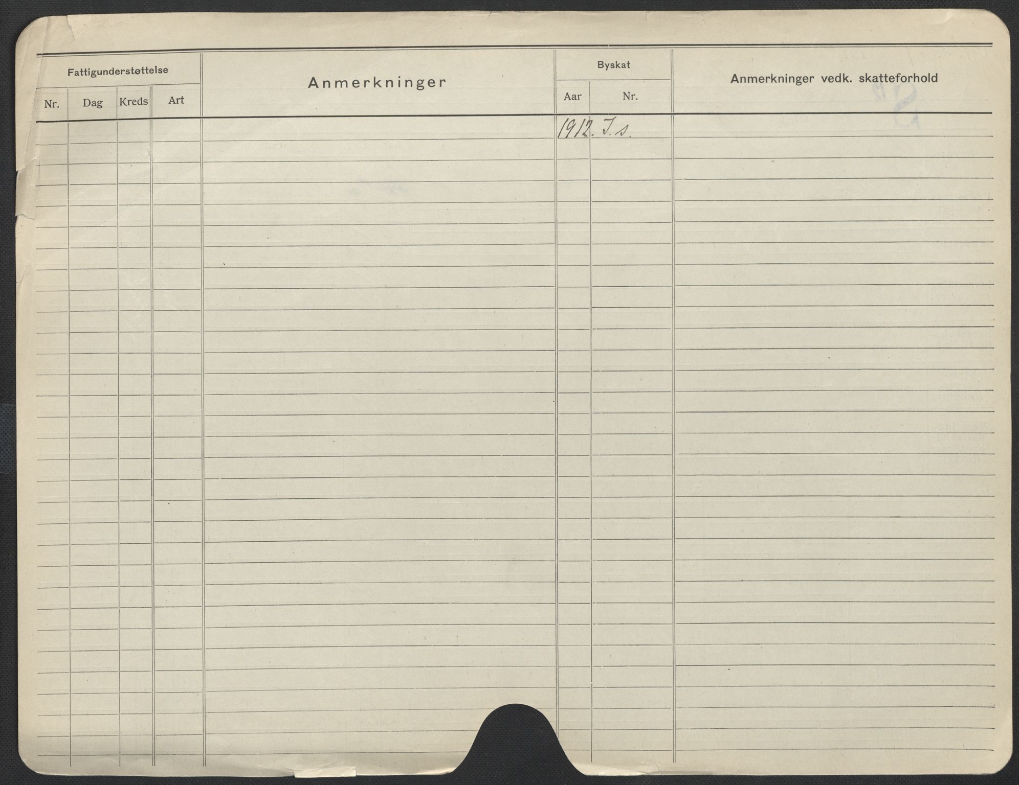 Oslo folkeregister, Registerkort, SAO/A-11715/F/Fa/Fac/L0011: Menn, 1906-1914, p. 1101b