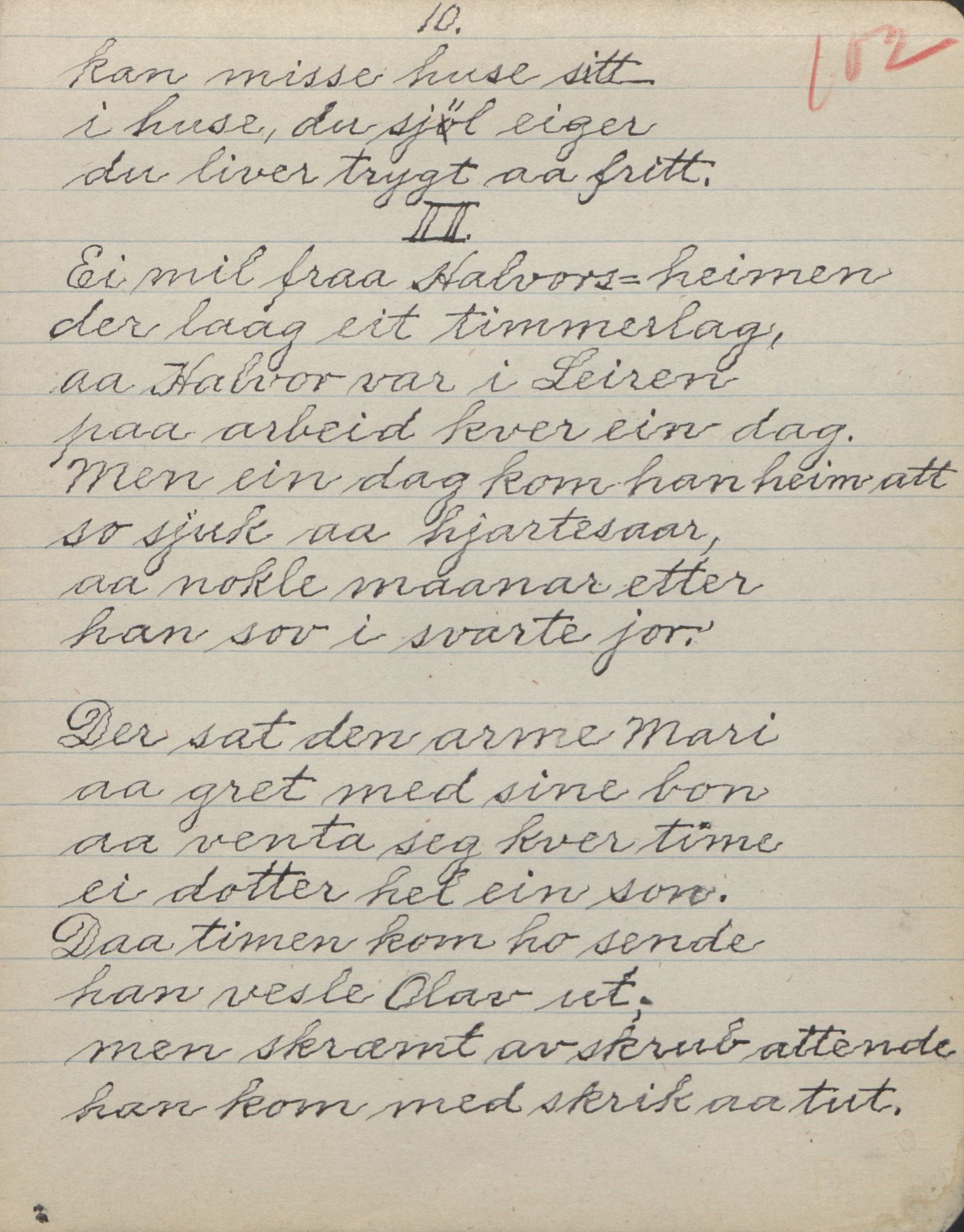 Rikard Berge, TEMU/TGM-A-1003/F/L0017/0012: 551-599 / 562 For det meste brev til Berge, 1910-1950, p. 102