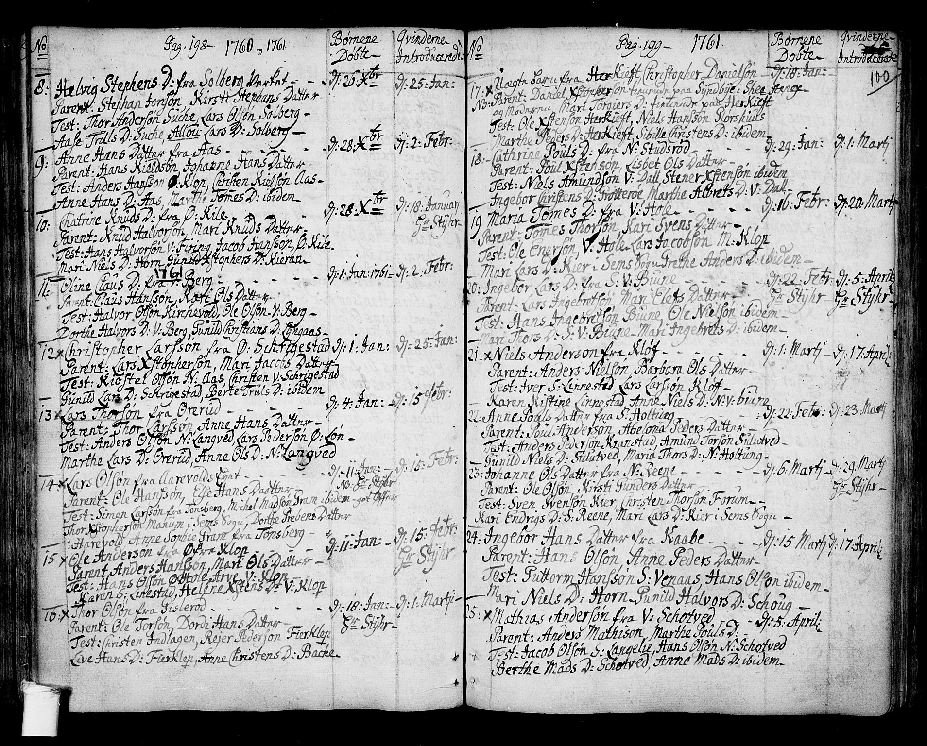 Ramnes kirkebøker, AV/SAKO-A-314/F/Fa/L0001: Parish register (official) no. I 1, 1732-1774, p. 100