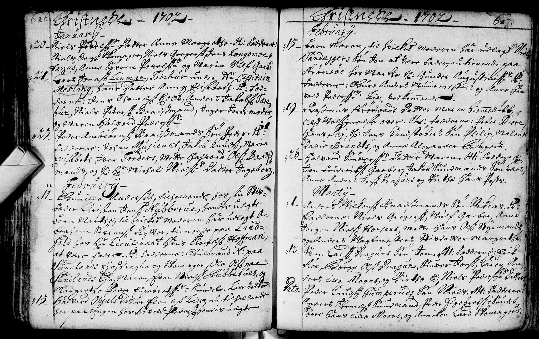 Bragernes kirkebøker, SAKO/A-6/F/Fa/L0002: Parish register (official) no. I 2, 1680-1705, p. 616-617