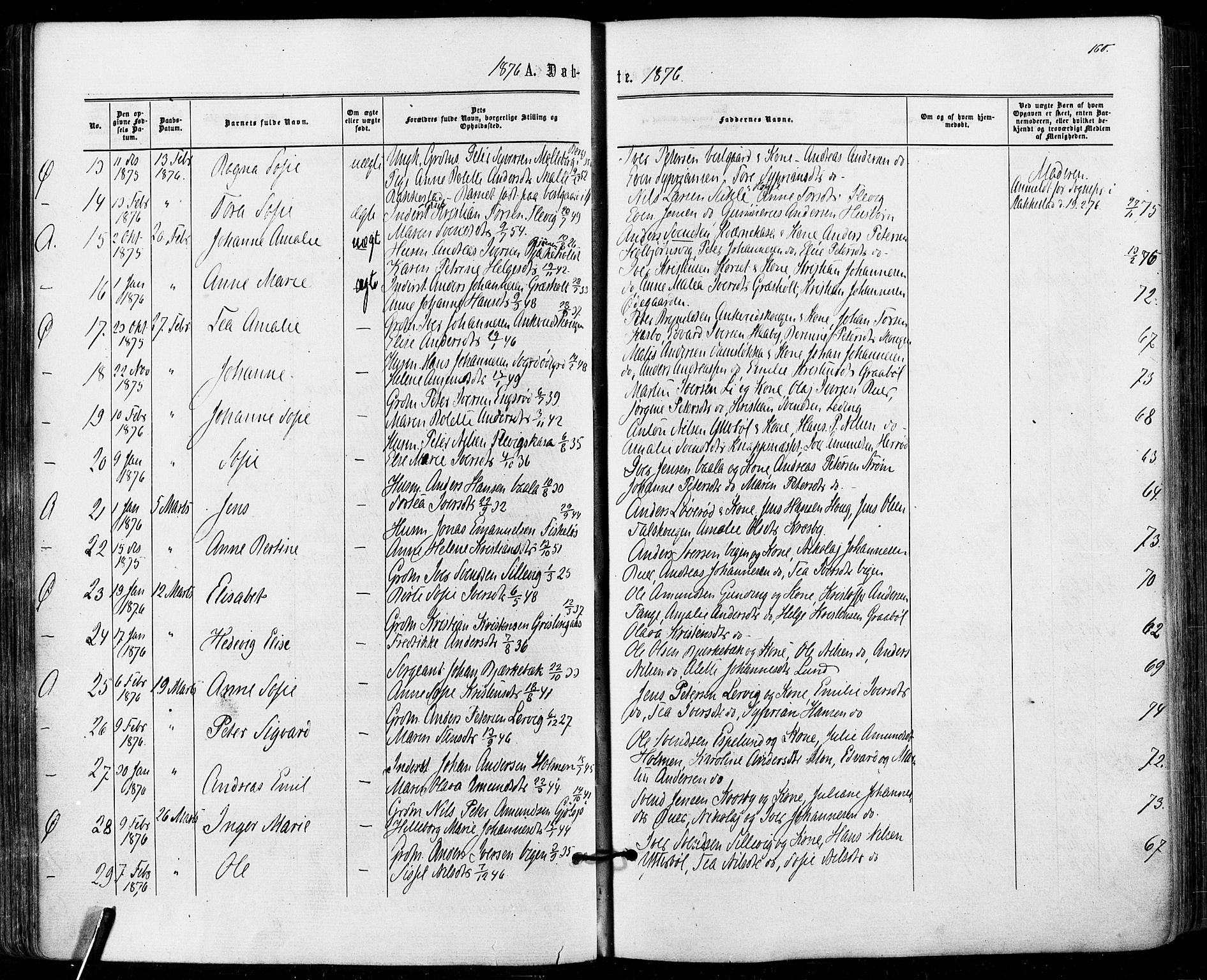 Aremark prestekontor Kirkebøker, SAO/A-10899/F/Fc/L0004: Parish register (official) no. III 4, 1866-1877, p. 159-160