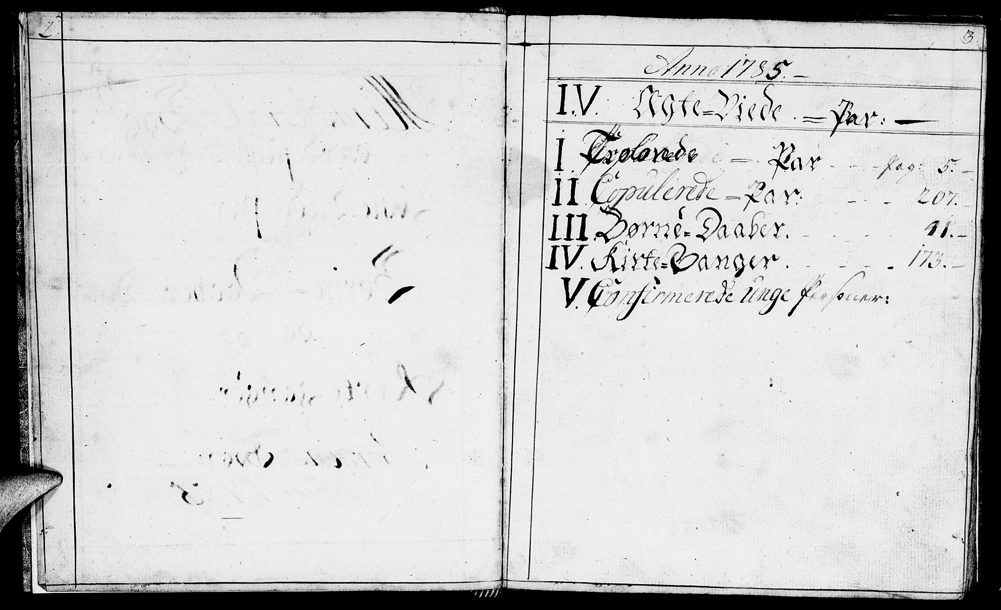 Ministerialprotokoller, klokkerbøker og fødselsregistre - Møre og Romsdal, SAT/A-1454/528/L0421: Parish register (copy) no. 528C02, 1785-1800, p. 2-3