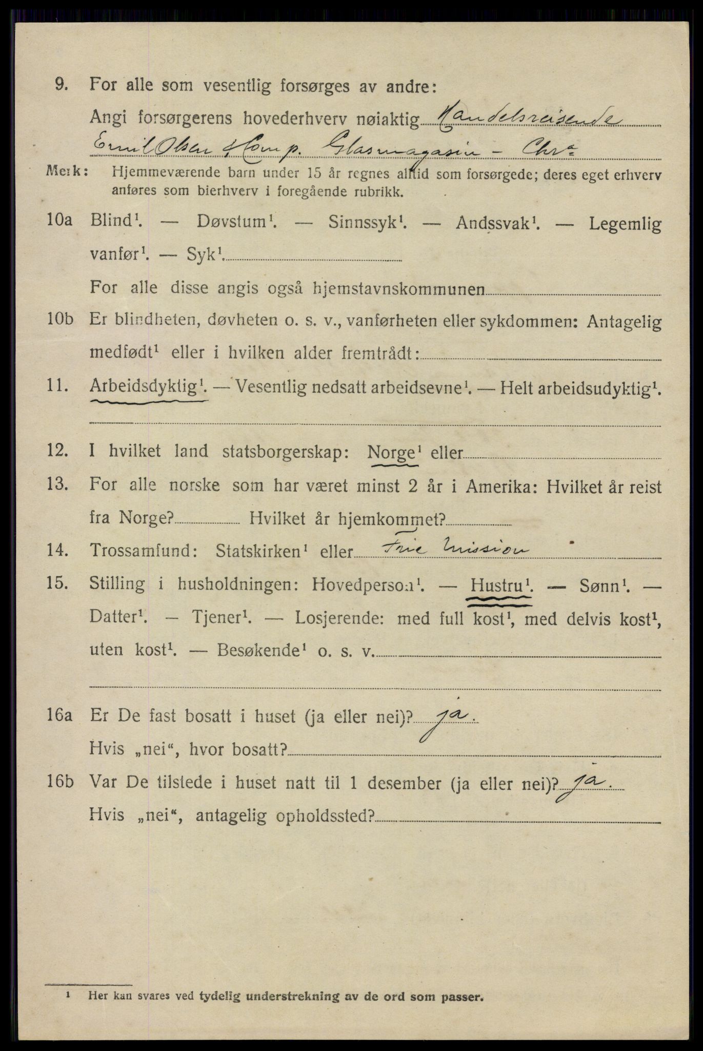 SAO, 1920 census for Oppegård, 1920, p. 2338