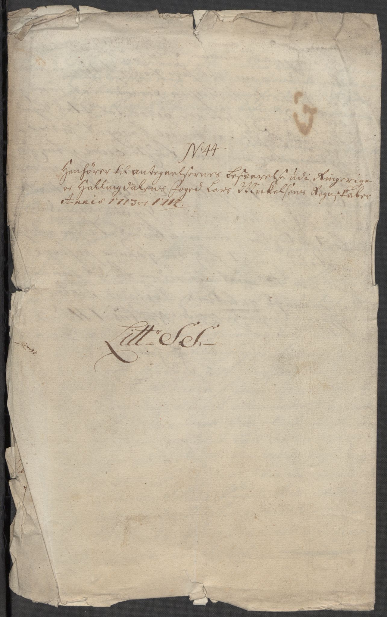 Rentekammeret inntil 1814, Reviderte regnskaper, Fogderegnskap, AV/RA-EA-4092/R23/L1472: Fogderegnskap Ringerike og Hallingdal, 1713-1714, p. 283