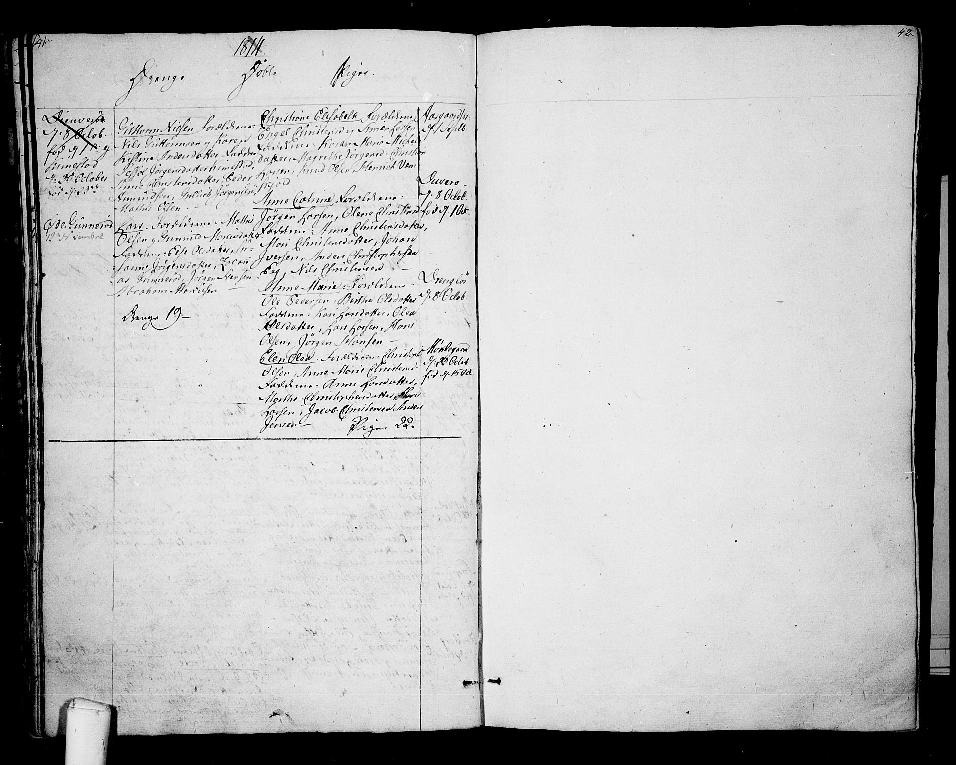 Borre kirkebøker, AV/SAKO-A-338/F/Fa/L0003: Parish register (official) no. I 3, 1807-1814, p. 41-42