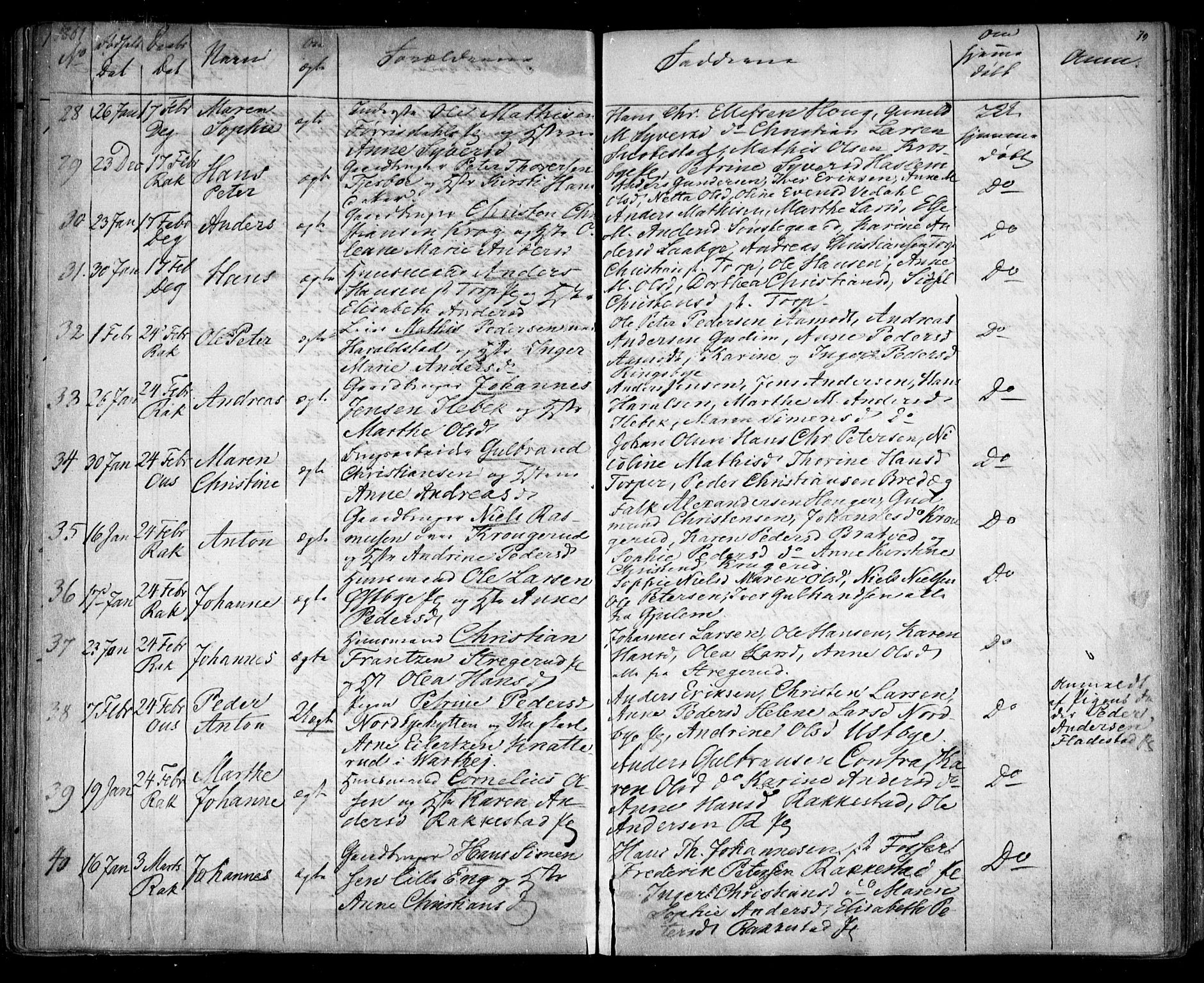 Rakkestad prestekontor Kirkebøker, AV/SAO-A-2008/F/Fa/L0010: Parish register (official) no. I 10, 1857-1861, p. 79