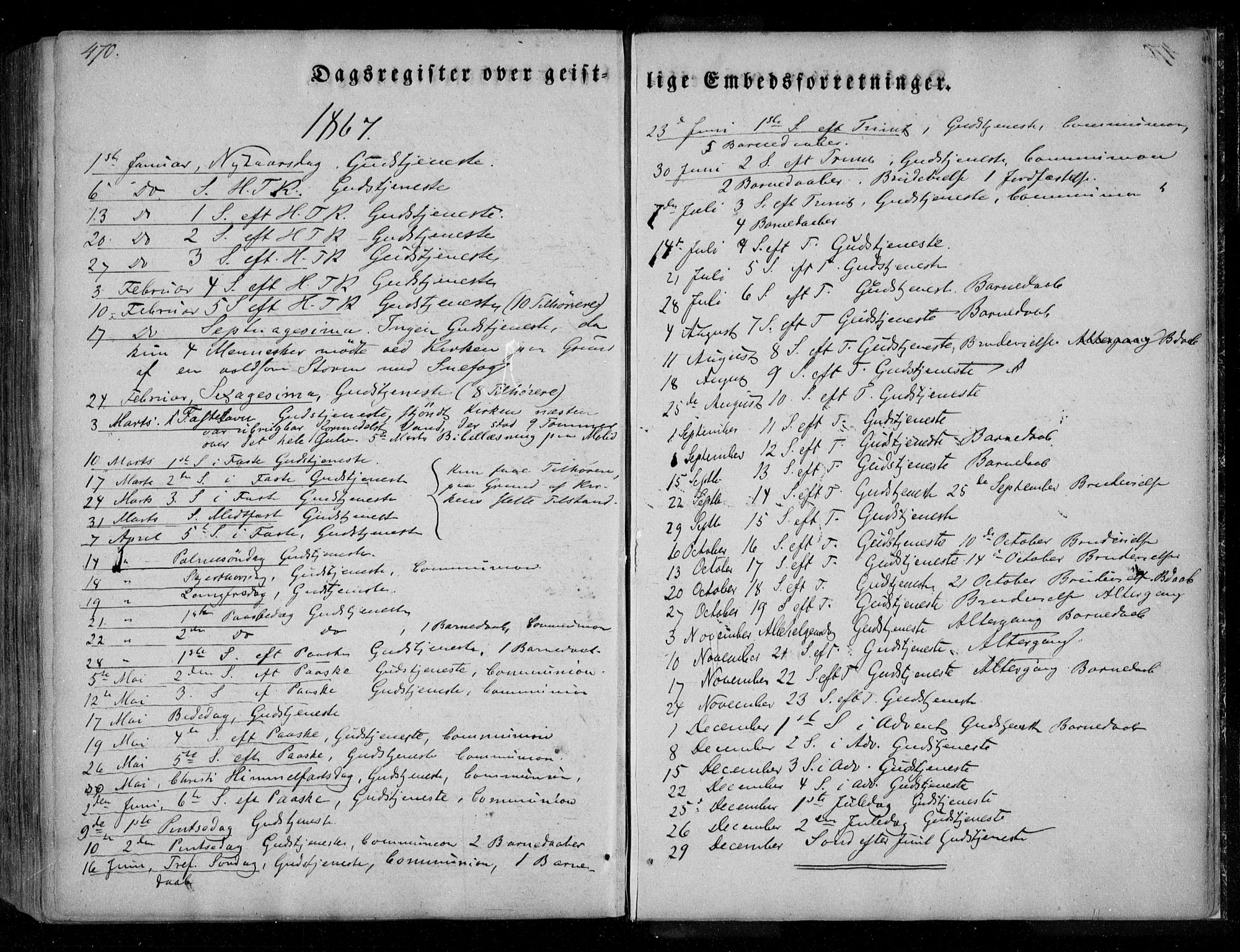 Ministerialprotokoller, klokkerbøker og fødselsregistre - Nordland, AV/SAT-A-1459/846/L0644: Parish register (official) no. 846A02, 1837-1872, p. 470