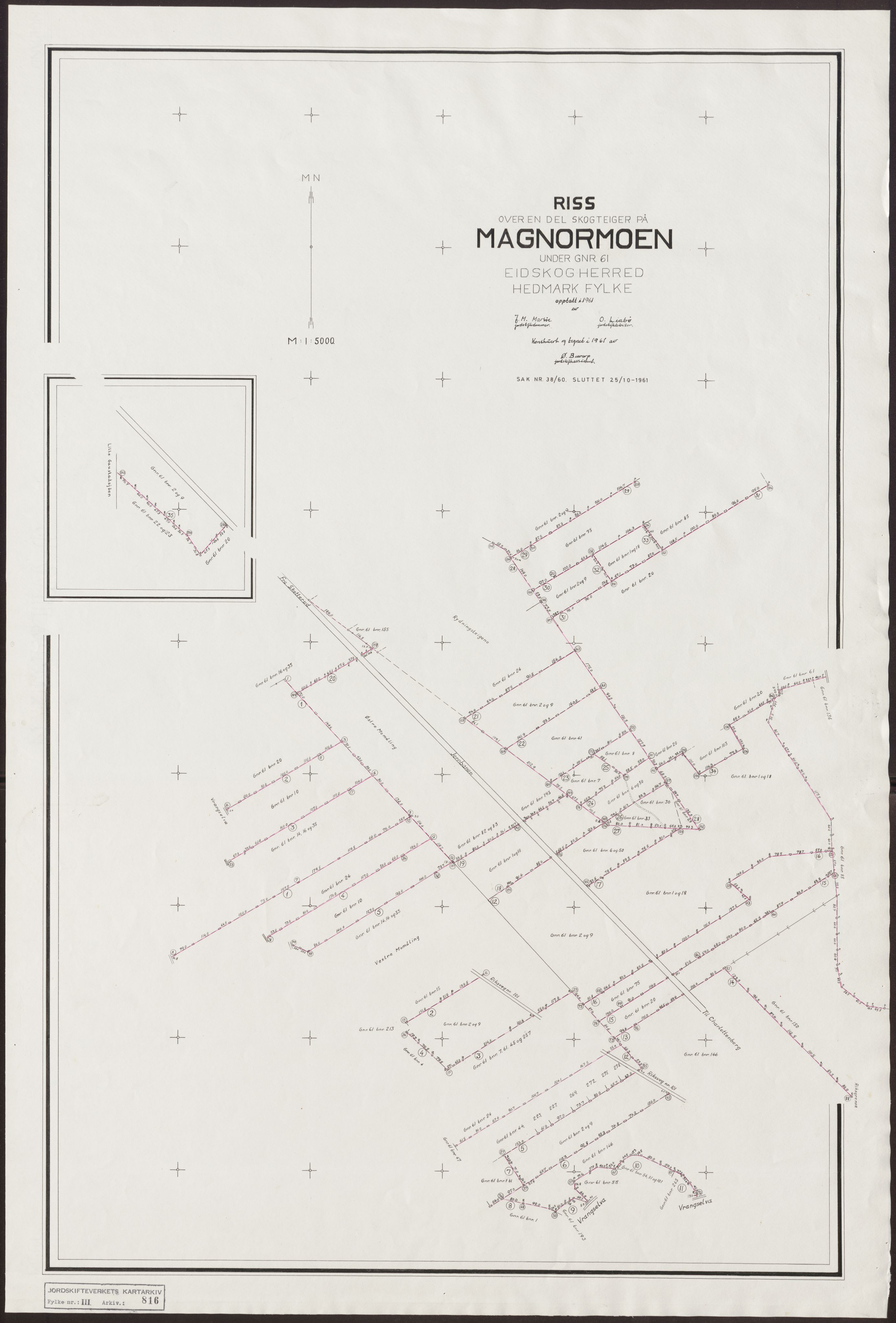 Jordskifteverkets kartarkiv, RA/S-3929/T, 1859-1988, p. 1235