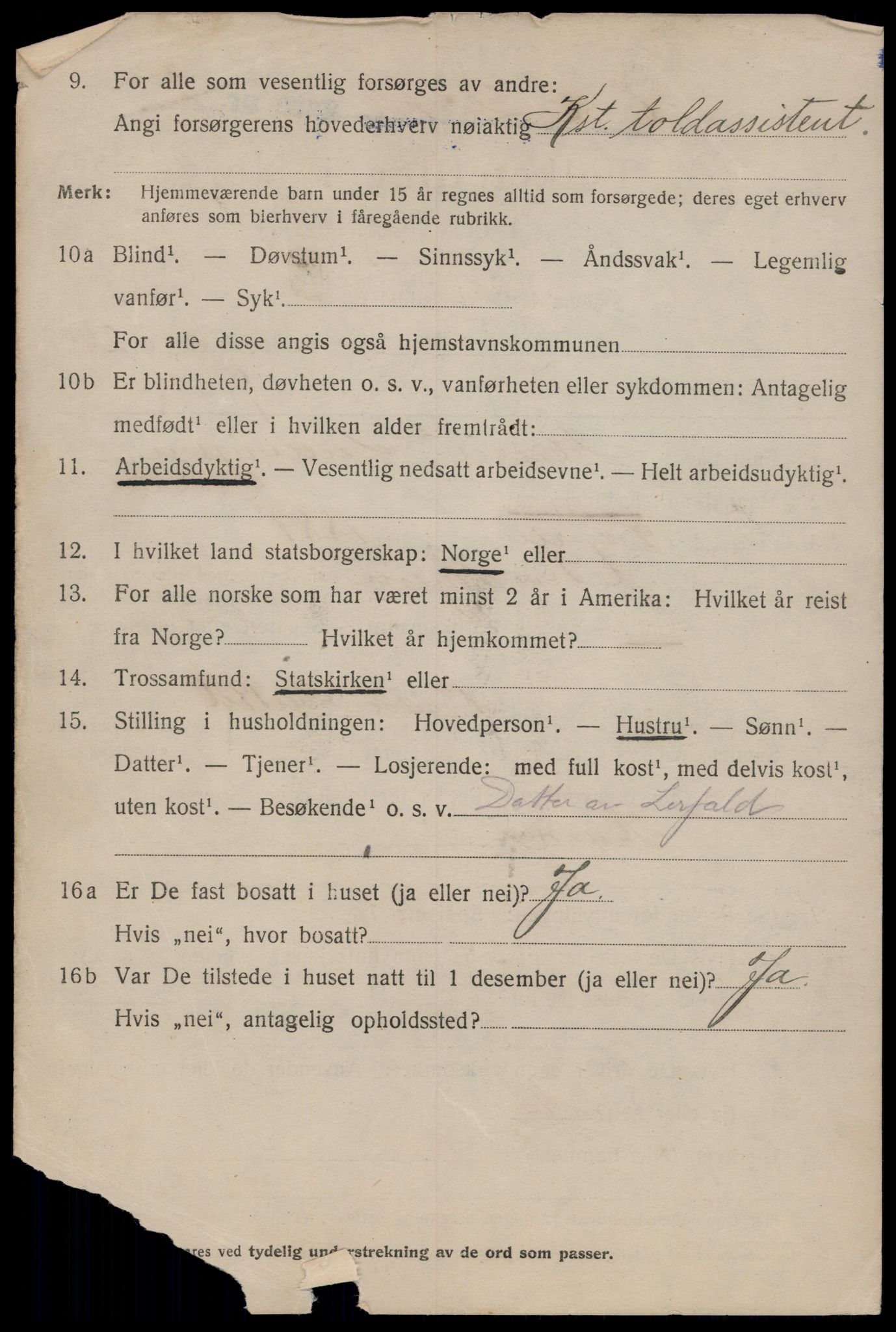 SAT, 1920 census for Trondheim, 1920, p. 67023