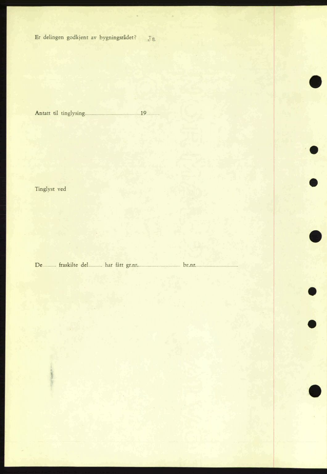 Moss sorenskriveri, SAO/A-10168: Mortgage book no. A9, 1941-1942, Diary no: : 2153/1941