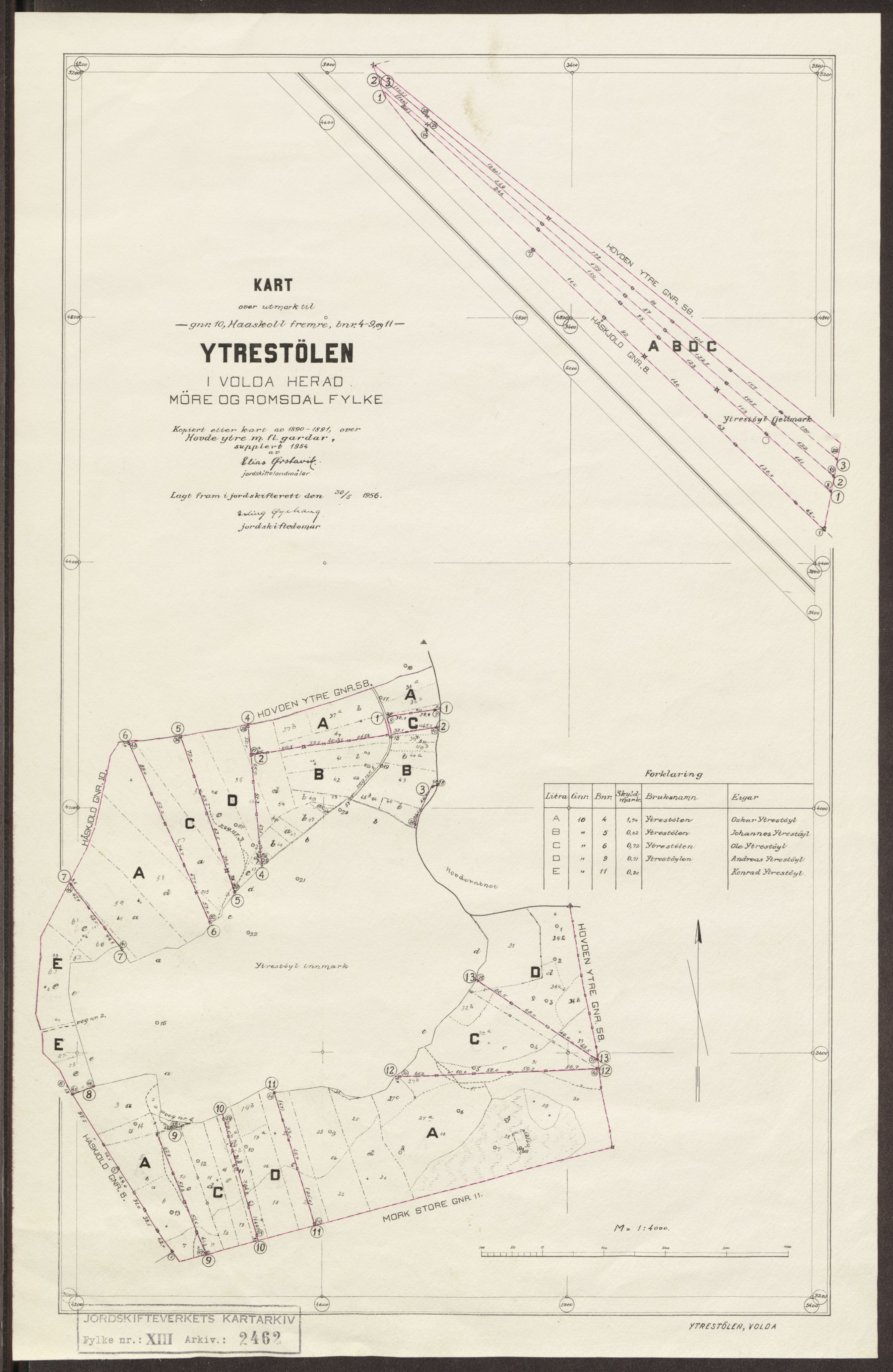 Jordskifteverkets kartarkiv, AV/RA-S-3929/T, 1859-1988, p. 3074