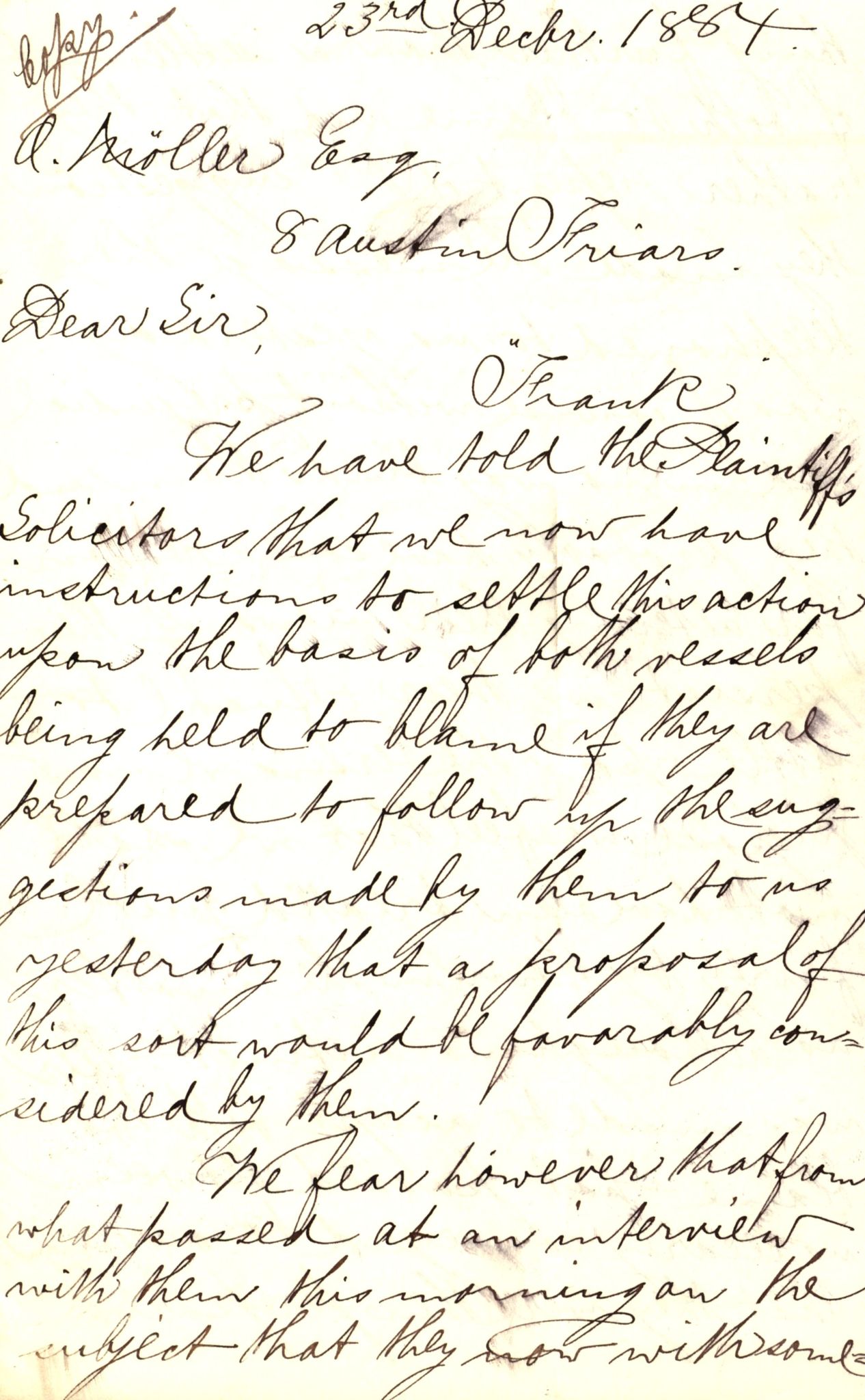 Pa 63 - Østlandske skibsassuranceforening, VEMU/A-1079/G/Ga/L0017/0003: Havaridokumenter / Alma, Aise, Ole Bull, Tellus, Frank, 1884, p. 61