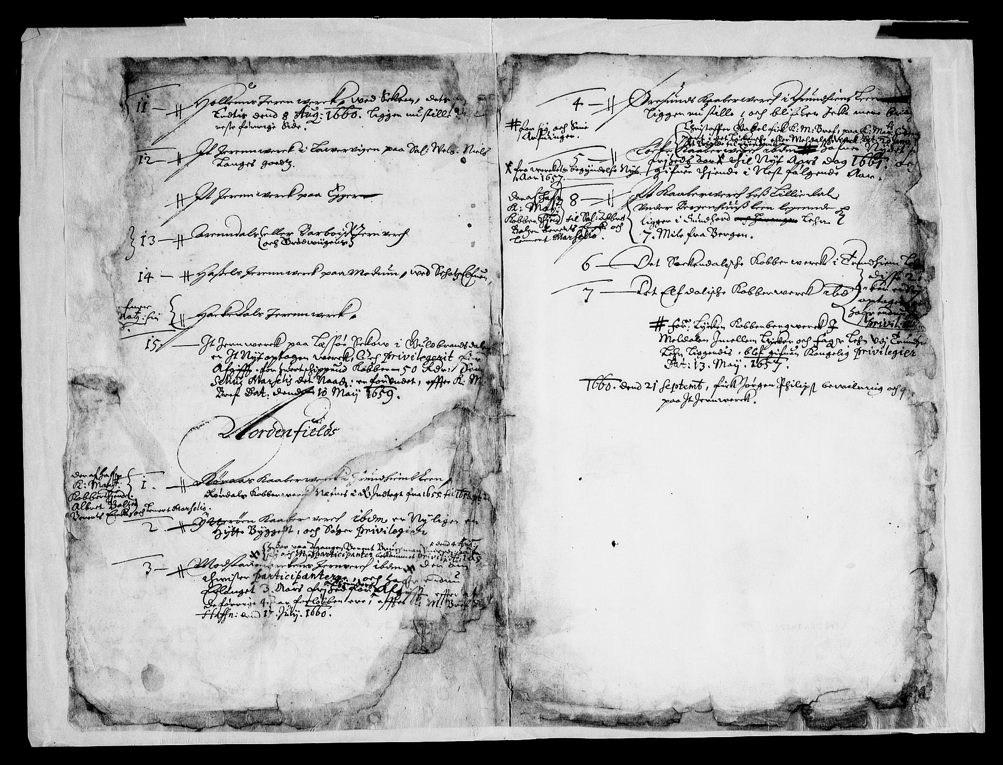 Danske Kanselli, Skapsaker, RA/EA-4061/G/L0019: Tillegg til skapsakene, 1616-1753, p. 156