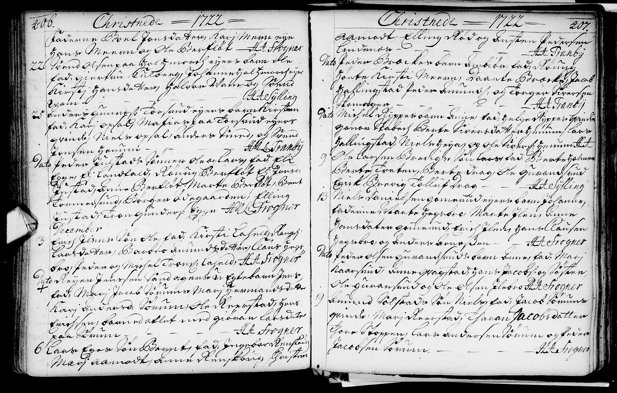 Lier kirkebøker, AV/SAKO-A-230/F/Fa/L0002: Parish register (official) no. I 2, 1701-1726, p. 406-407