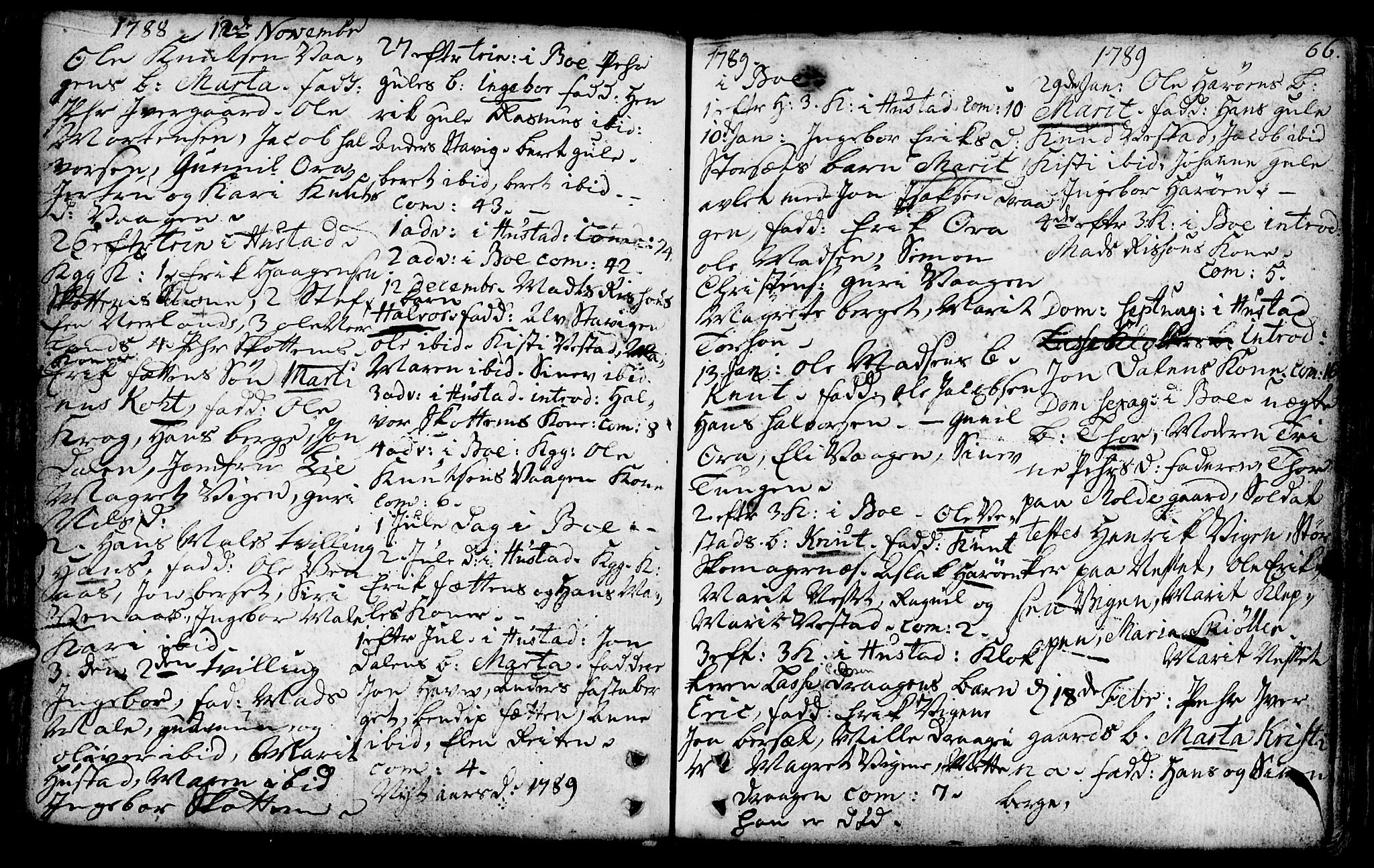 Ministerialprotokoller, klokkerbøker og fødselsregistre - Møre og Romsdal, AV/SAT-A-1454/566/L0761: Parish register (official) no. 566A02 /1, 1767-1817, p. 66