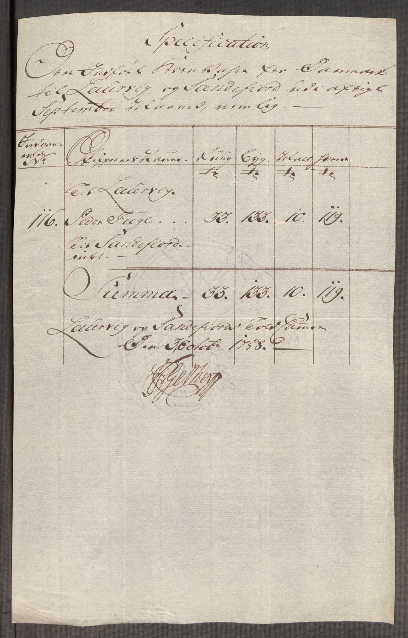 Rentekammeret inntil 1814, Realistisk ordnet avdeling, AV/RA-EA-4070/Oe/L0006: [Ø1]: Priskuranter, 1758-1760, p. 200