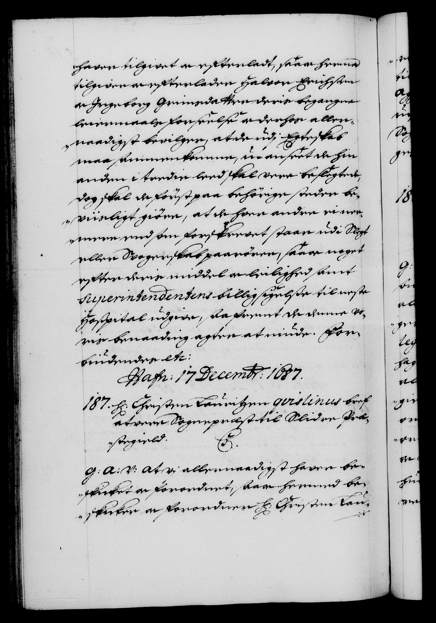 Danske Kanselli 1572-1799, AV/RA-EA-3023/F/Fc/Fca/Fcaa/L0014: Norske registre (mikrofilm), 1685-1687, p. 574b