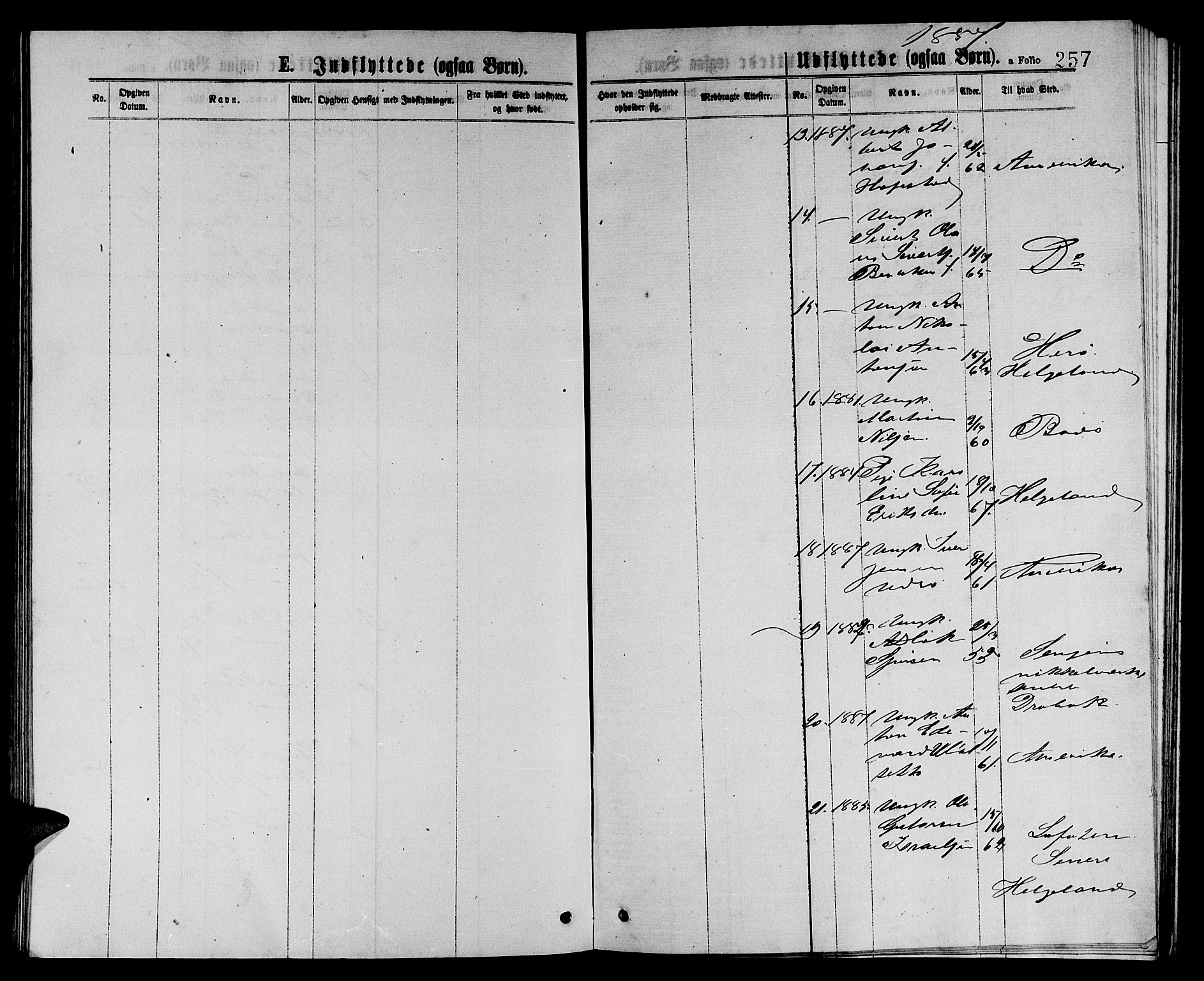 Ministerialprotokoller, klokkerbøker og fødselsregistre - Sør-Trøndelag, AV/SAT-A-1456/657/L0715: Parish register (copy) no. 657C02, 1873-1888, p. 257