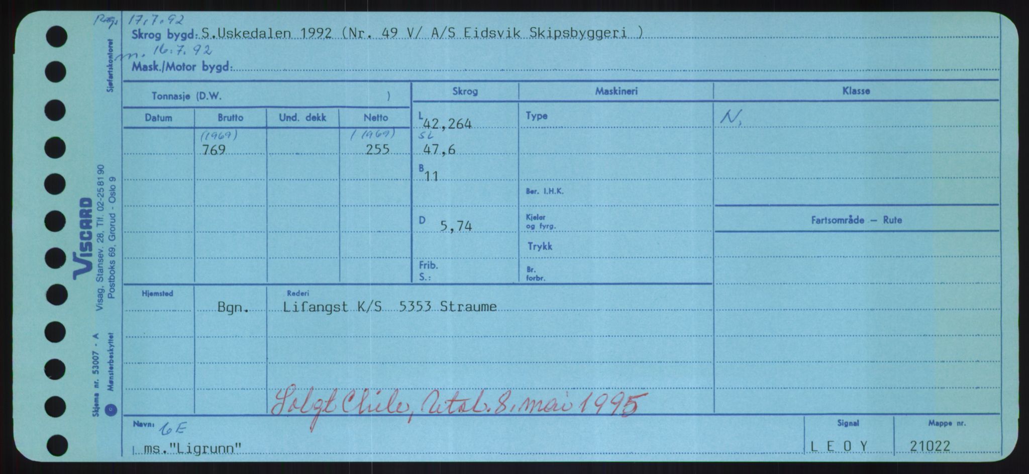 Sjøfartsdirektoratet med forløpere, Skipsmålingen, AV/RA-S-1627/H/Hd/L0023: Fartøy, Lia-Løv, p. 49