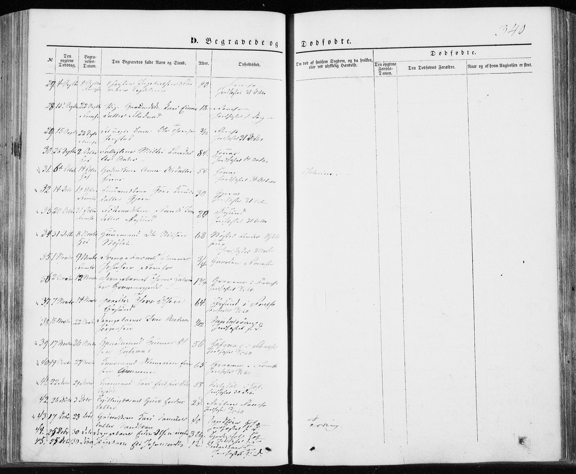Ministerialprotokoller, klokkerbøker og fødselsregistre - Møre og Romsdal, SAT/A-1454/590/L1013: Parish register (official) no. 590A05, 1847-1877, p. 340