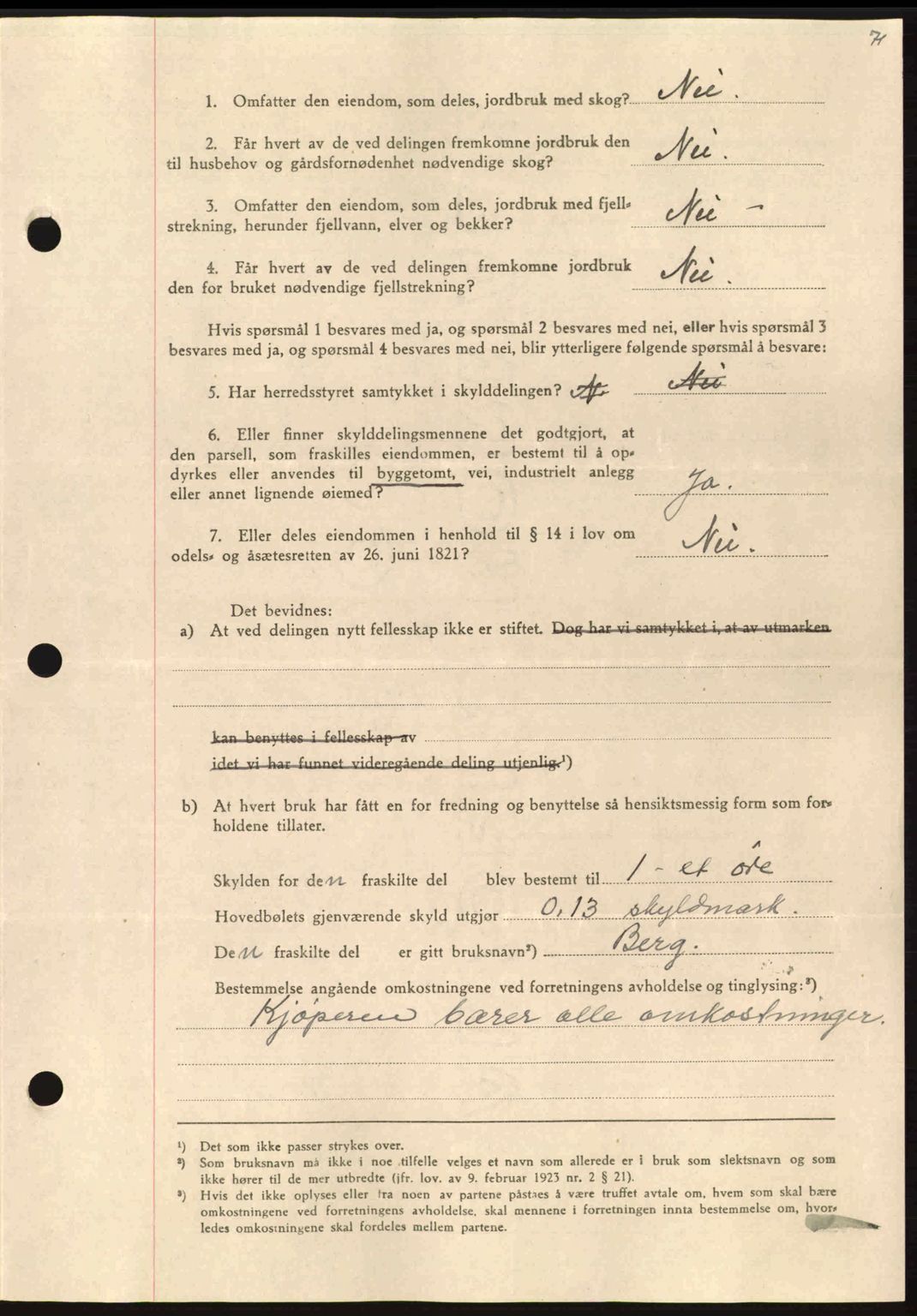 Nordmøre sorenskriveri, AV/SAT-A-4132/1/2/2Ca: Mortgage book no. A98, 1944-1944, Diary no: : 1242/1944