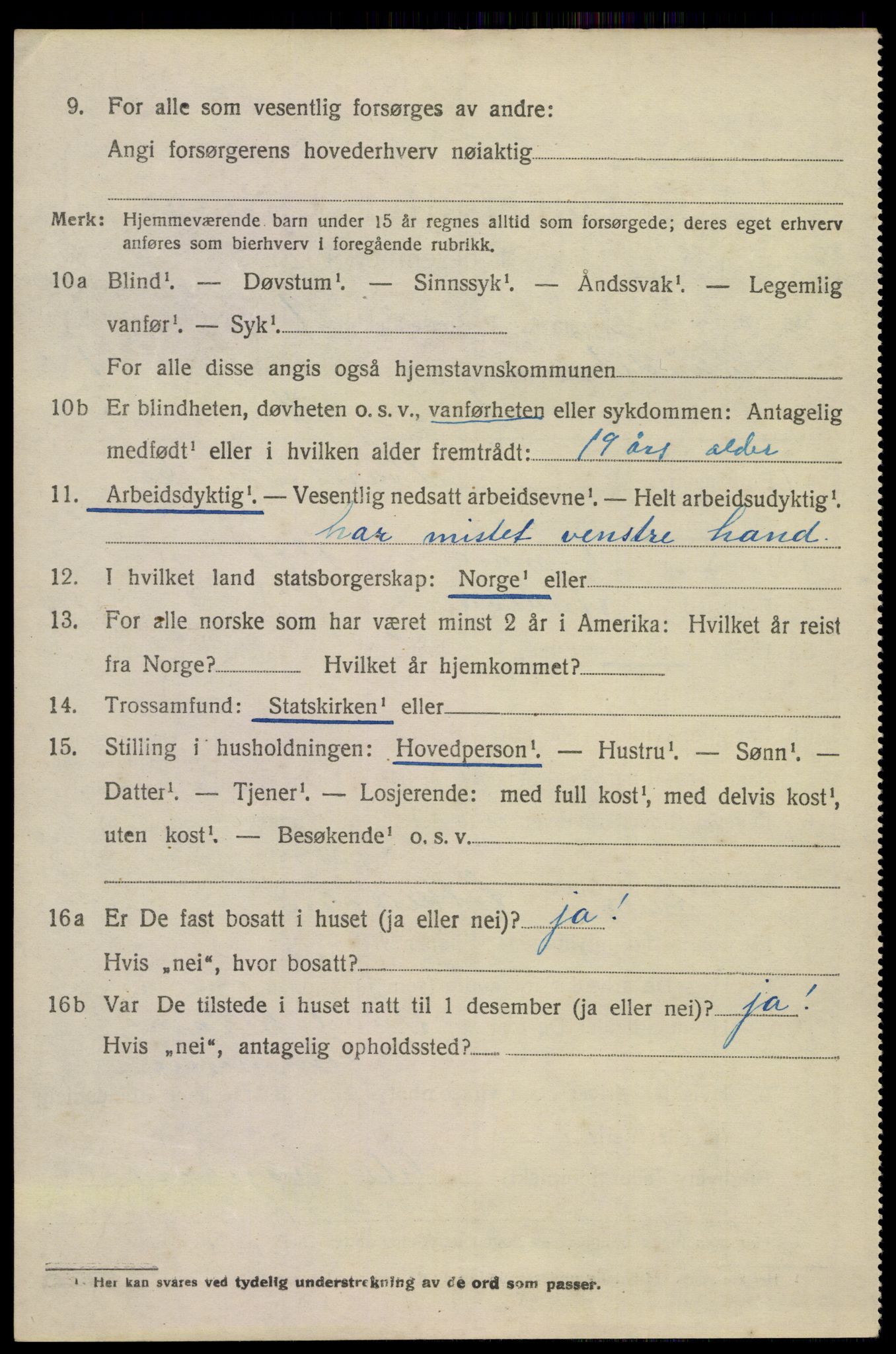 SAKO, 1920 census for Sandeherred, 1920, p. 3753