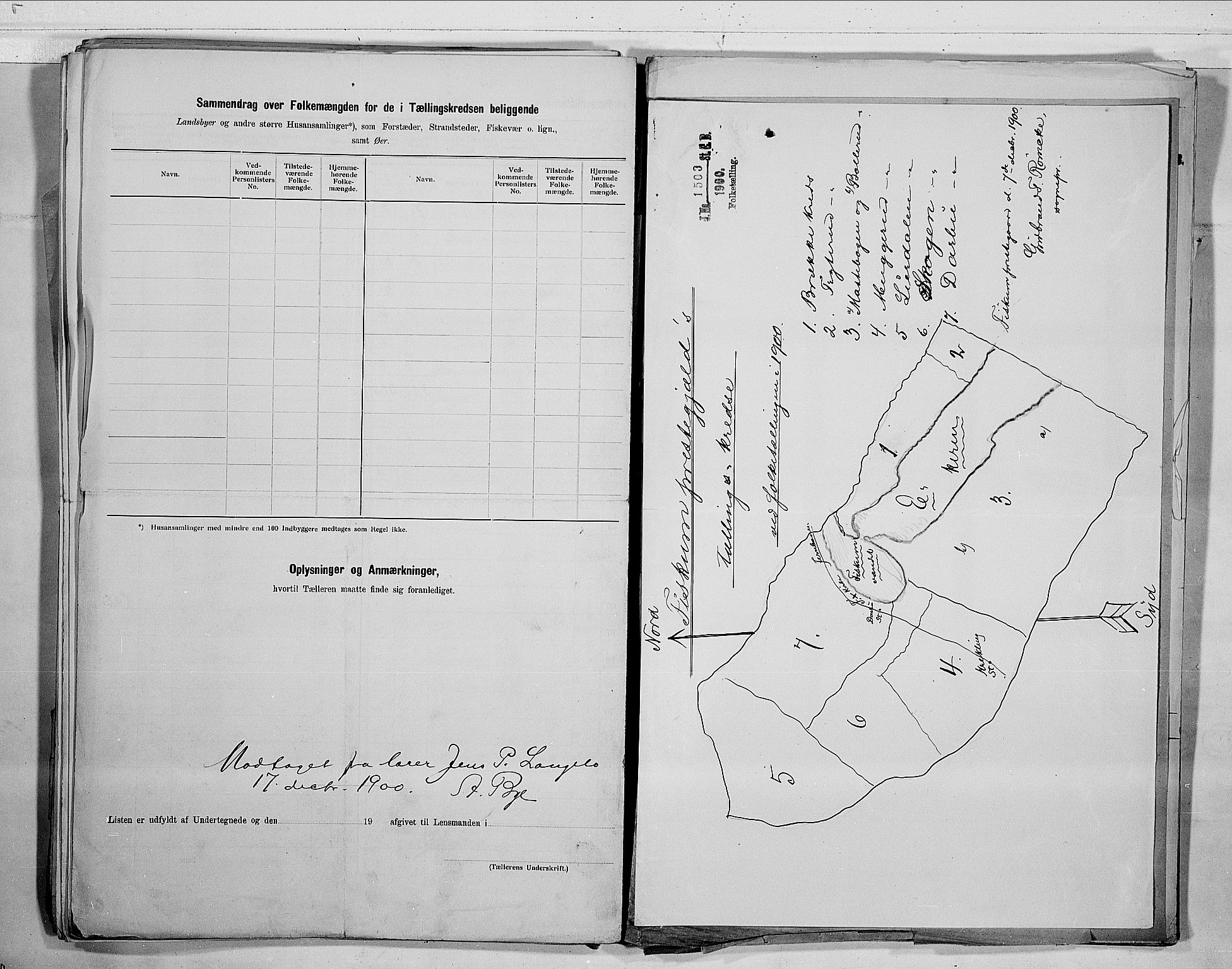 RA, 1900 census for Øvre Eiker, 1900, p. 56