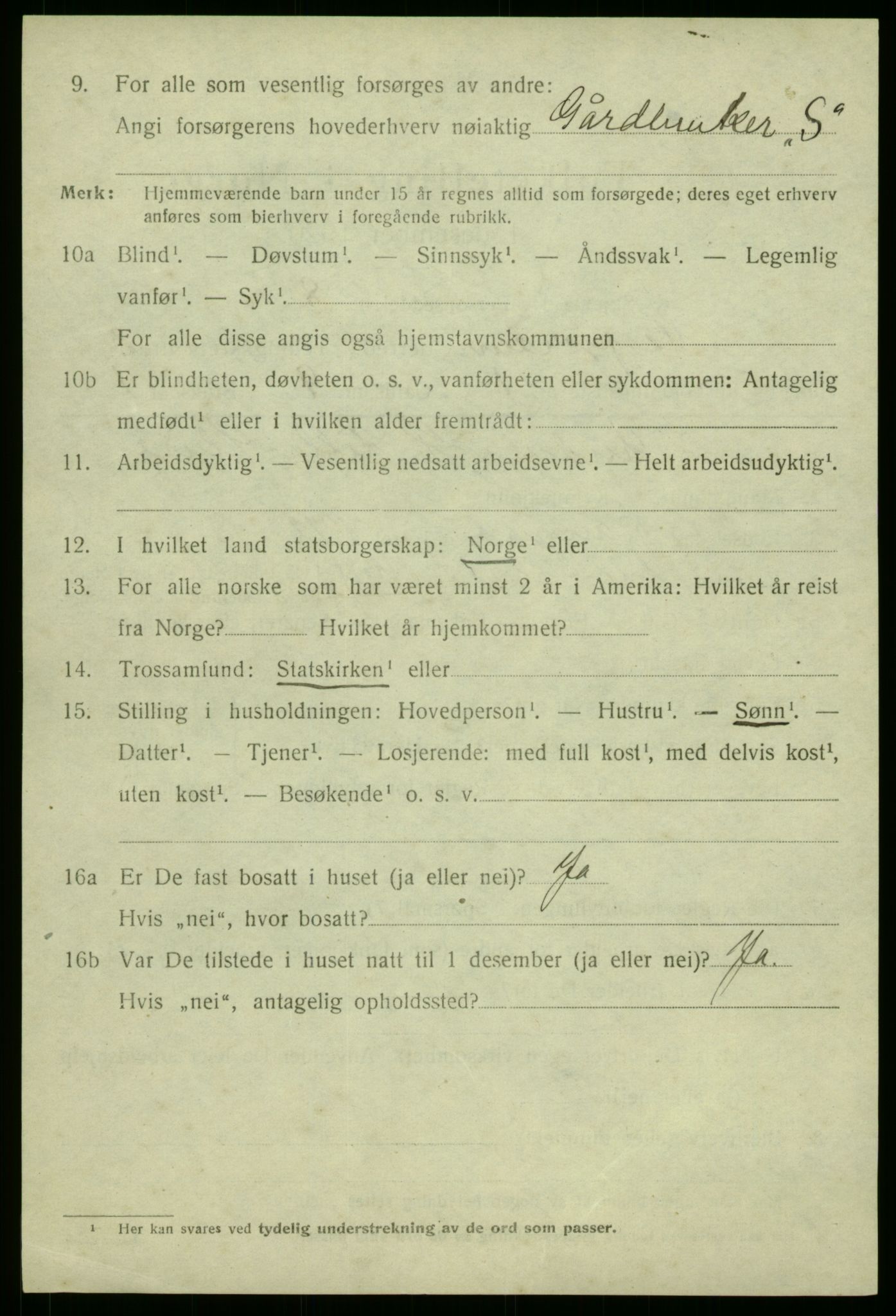 SAB, 1920 census for Masfjorden, 1920, p. 1400