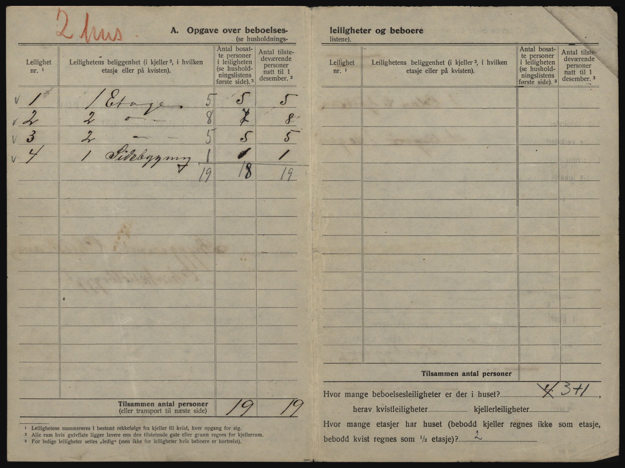 SAO, 1920 census for Kristiania, 1920, p. 9233