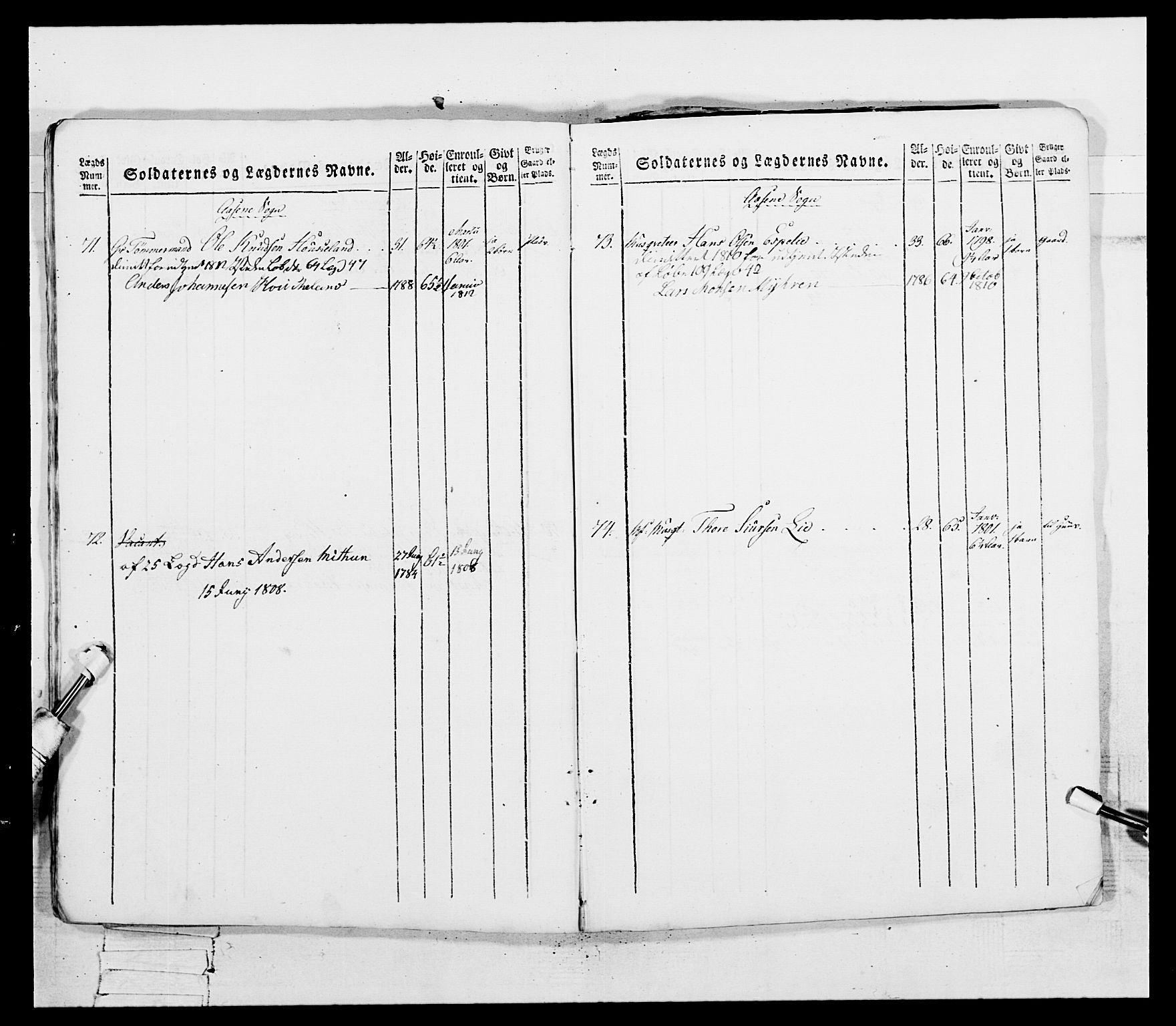 Generalitets- og kommissariatskollegiet, Det kongelige norske kommissariatskollegium, AV/RA-EA-5420/E/Eh/L0097: Bergenhusiske nasjonale infanteriregiment, 1803-1807, p. 348