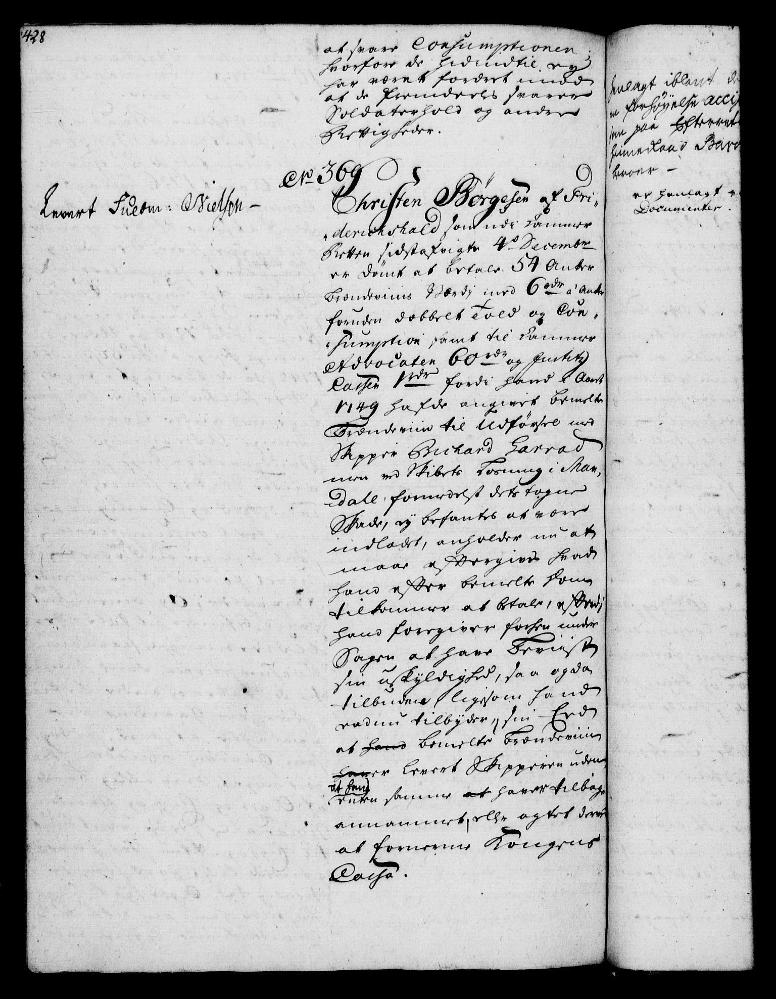 Rentekammeret, Kammerkanselliet, RA/EA-3111/G/Gh/Gha/L0032: Norsk ekstraktmemorialprotokoll (merket RK 53.77), 1753-1755, p. 428