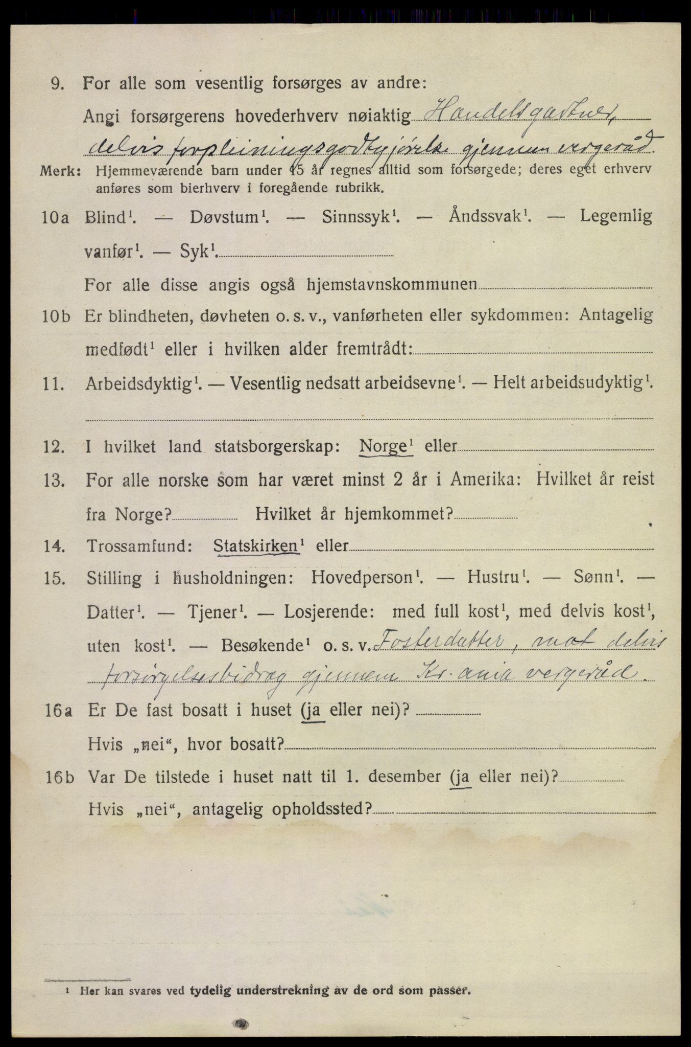 SAKO, 1920 census for Nøtterøy, 1920, p. 2842