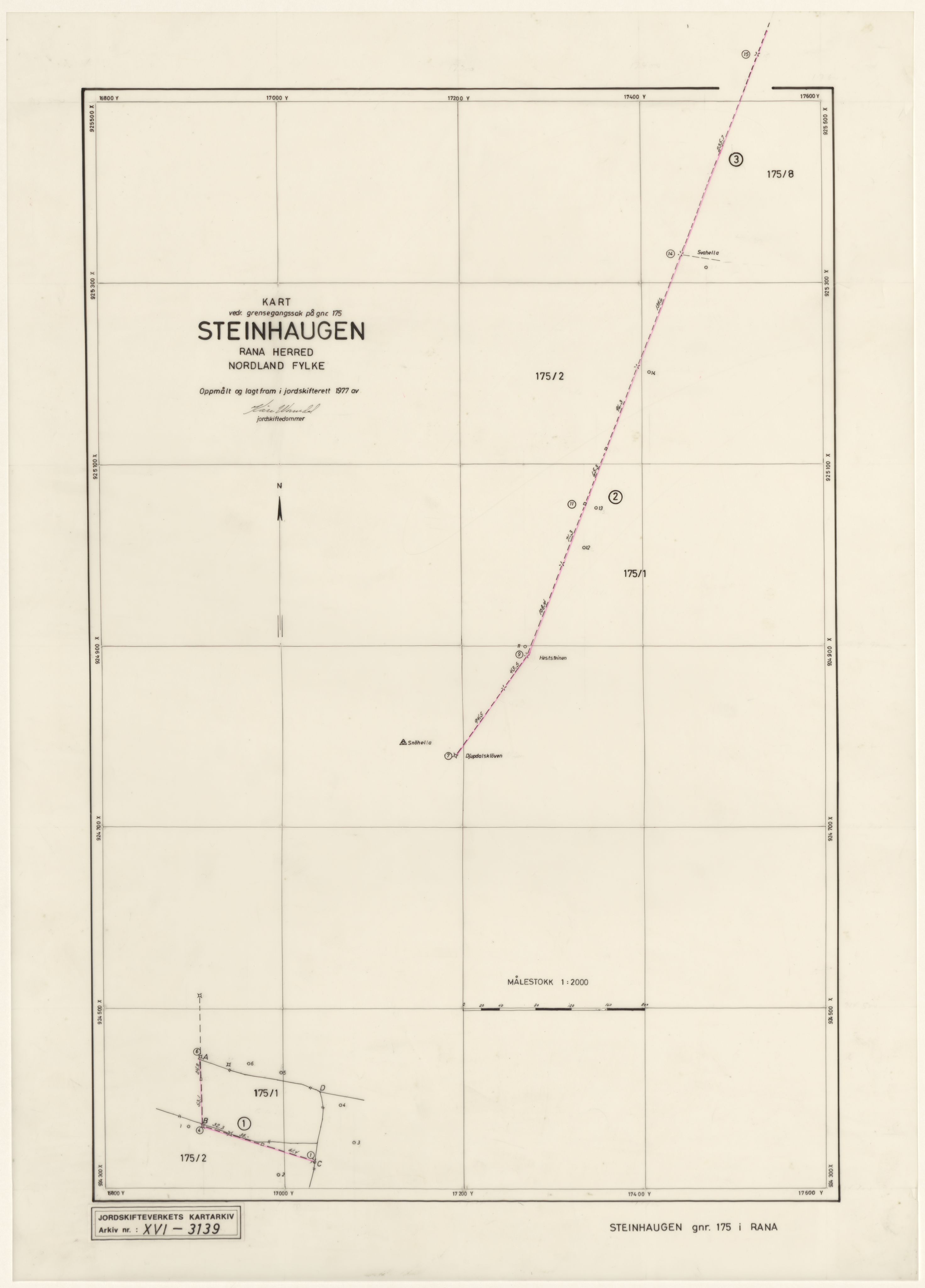 Jordskifteverkets kartarkiv, RA/S-3929/T, 1859-1988, p. 4100