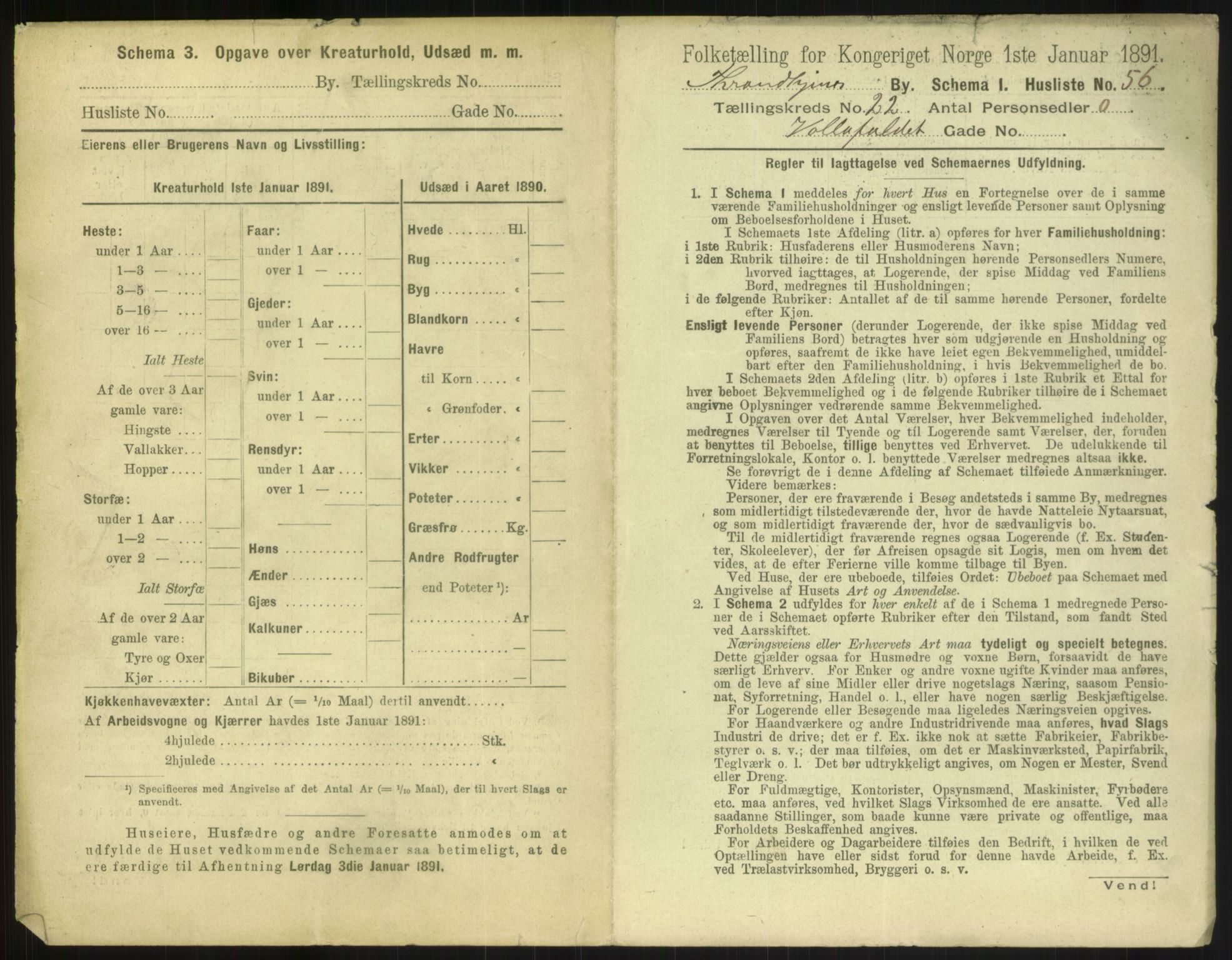 RA, 1891 census for 1601 Trondheim, 1891, p. 1384