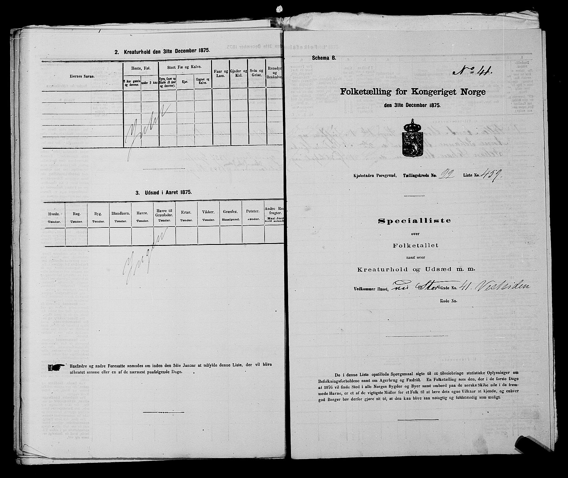 SAKO, 1875 census for 0805P Porsgrunn, 1875, p. 1027