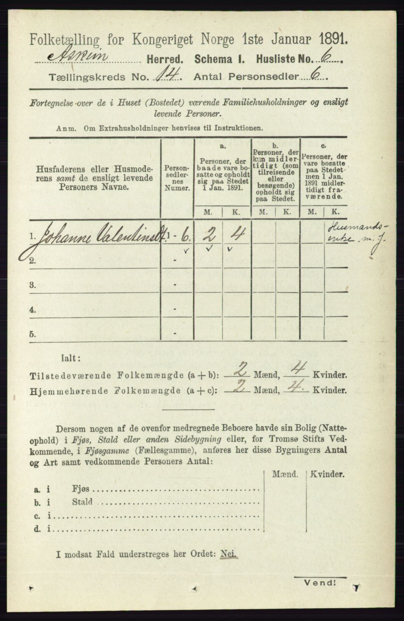 RA, 1891 census for 0124 Askim, 1891, p. 2221