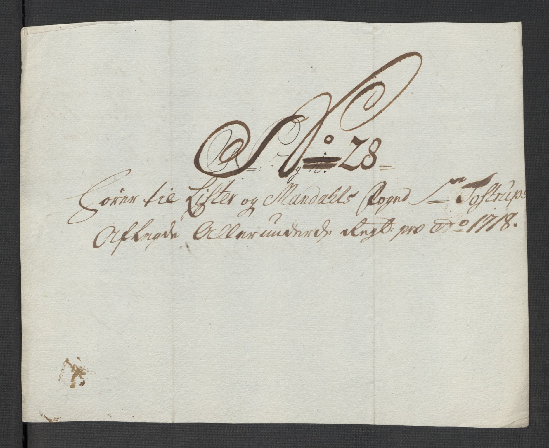 Rentekammeret inntil 1814, Reviderte regnskaper, Fogderegnskap, RA/EA-4092/R43/L2563: Fogderegnskap Lista og Mandal, 1718, p. 369