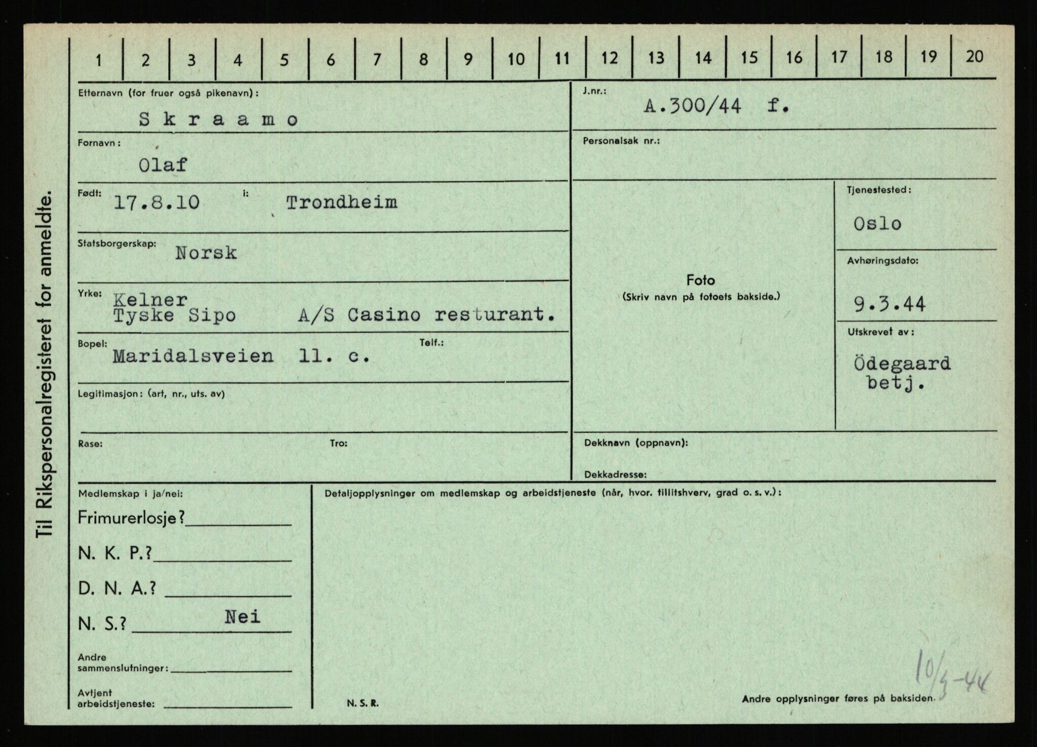 Statspolitiet - Hovedkontoret / Osloavdelingen, AV/RA-S-1329/C/Ca/L0014: Seterlien - Svartås, 1943-1945, p. 1519