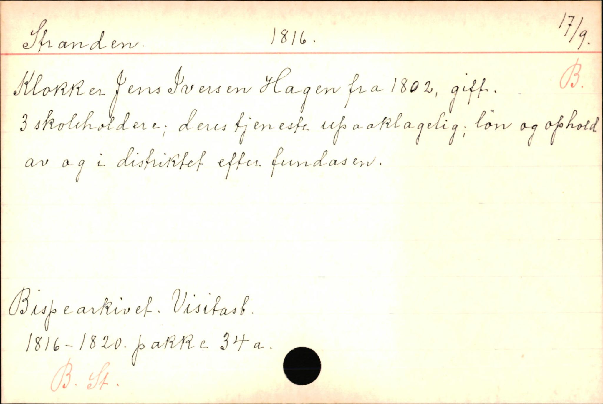 Haugen, Johannes - lærer, AV/SAB-SAB/PA-0036/01/L0001: Om klokkere og lærere, 1521-1904, p. 11008