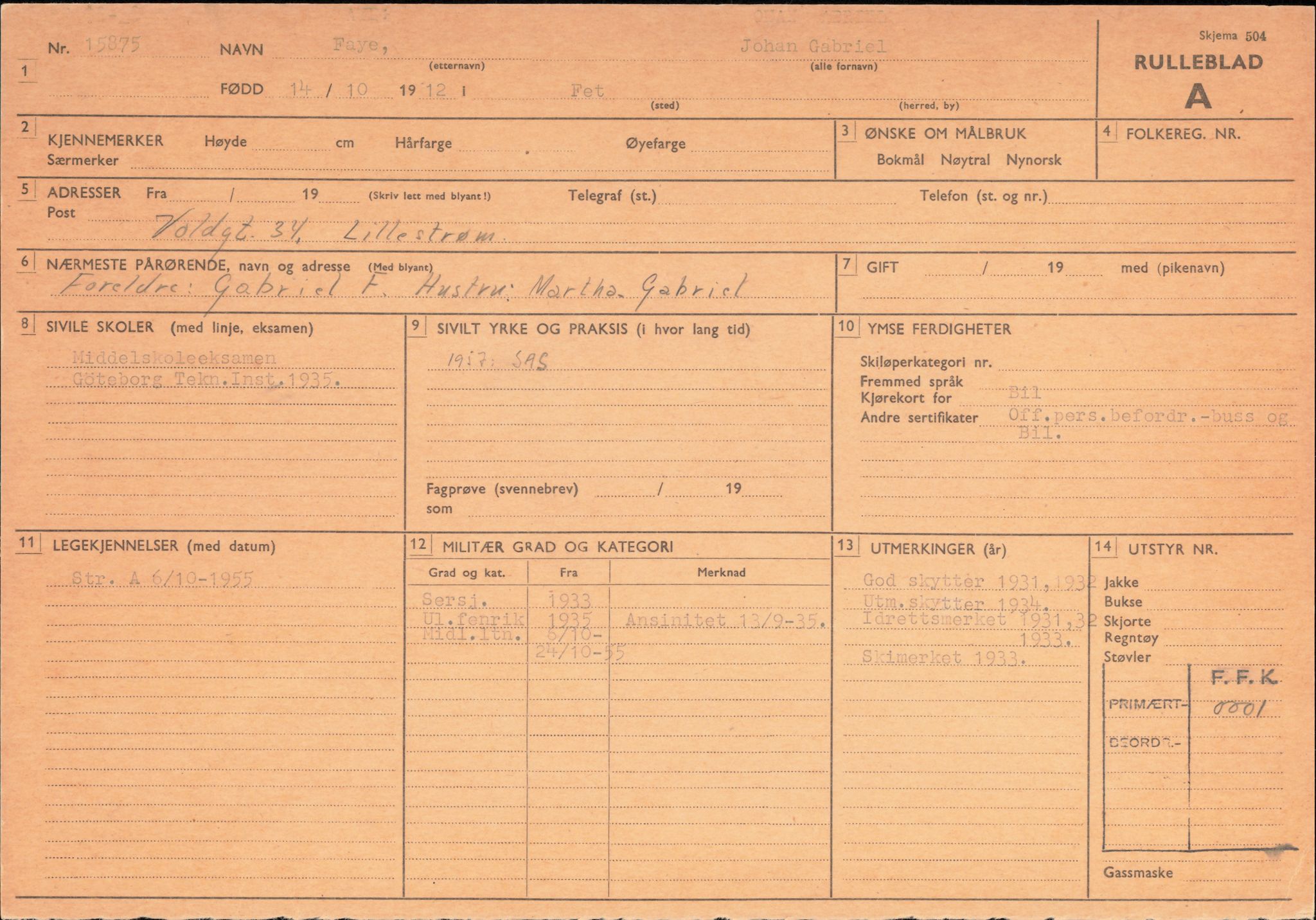 Forsvaret, Forsvarets overkommando/Luftforsvarsstaben, AV/RA-RAFA-4079/P/Pa/L0029: Personellpapirer, 1912, p. 376