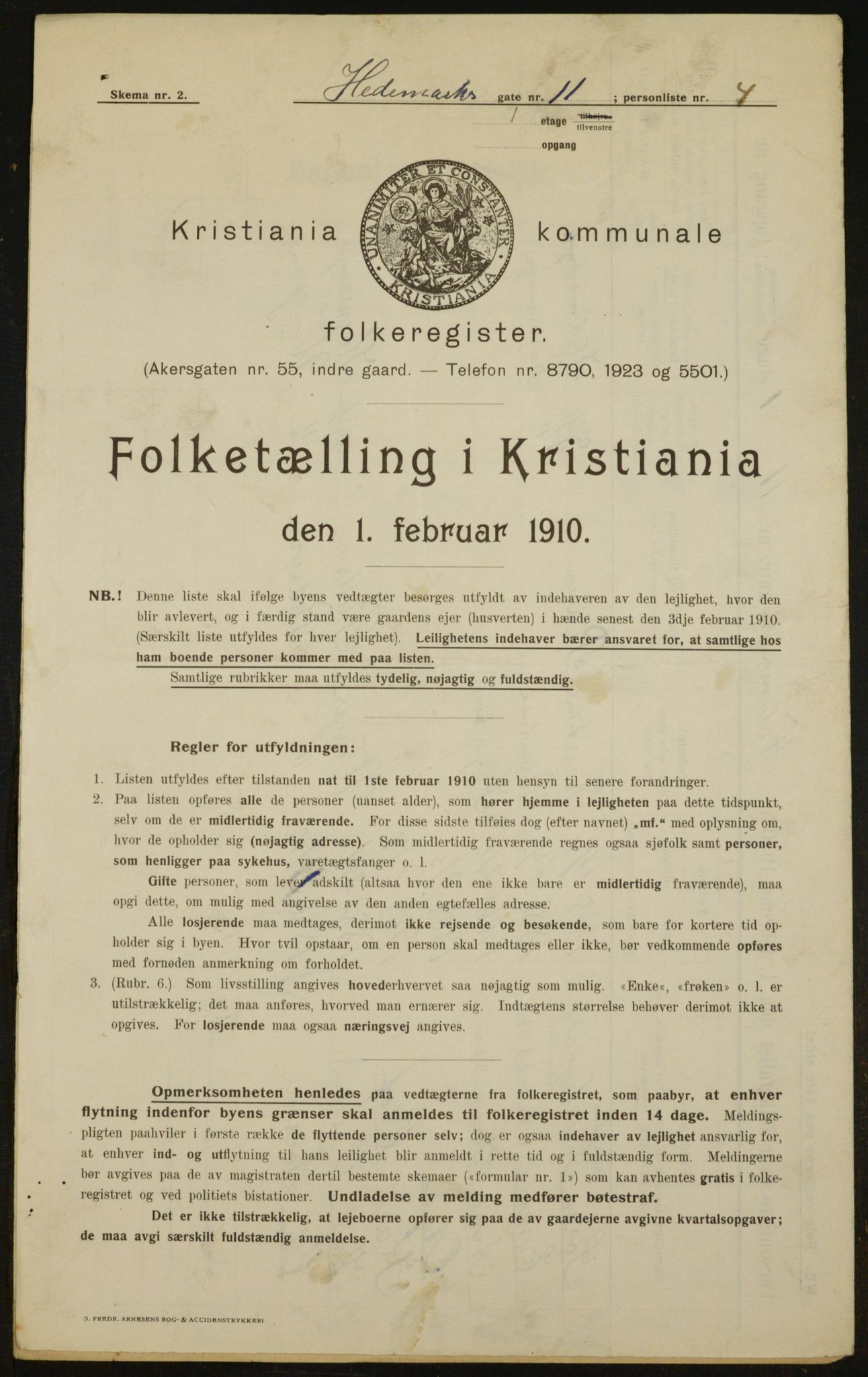 OBA, Municipal Census 1910 for Kristiania, 1910, p. 34800