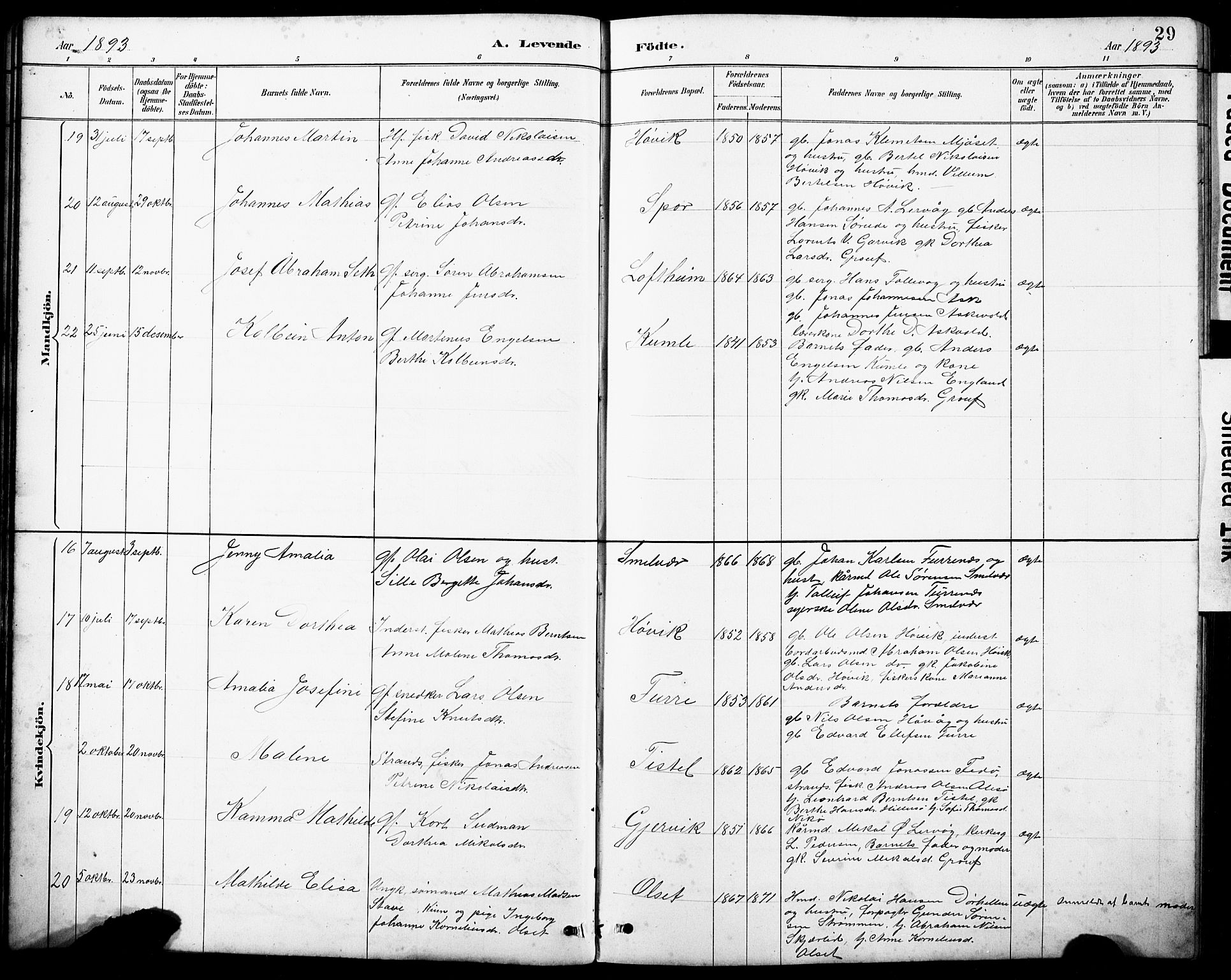 Askvoll sokneprestembete, AV/SAB-A-79501/H/Hab/Haba/L0003: Parish register (copy) no. A 3, 1886-1928, p. 29