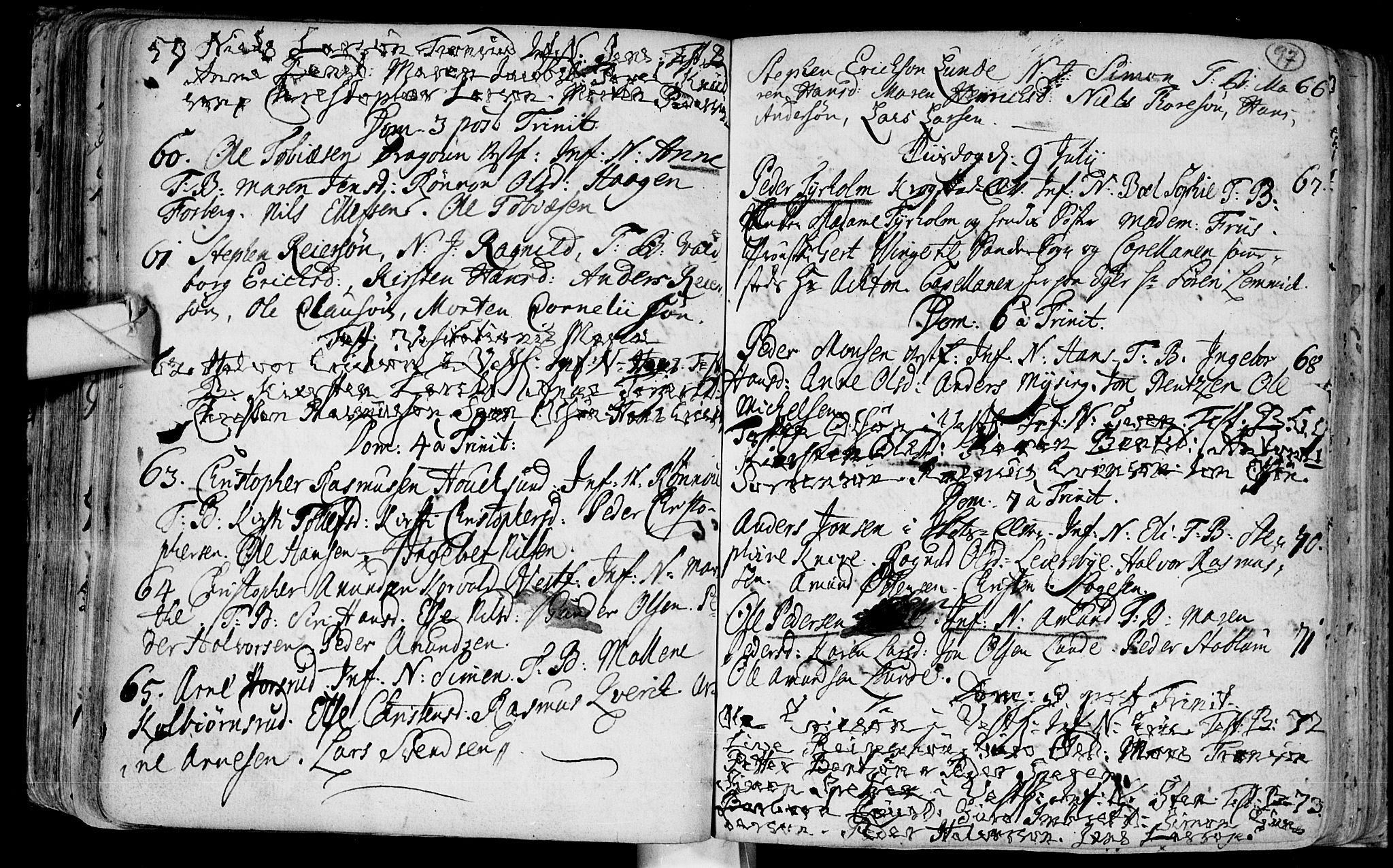 Eiker kirkebøker, AV/SAKO-A-4/F/Fa/L0003: Parish register (official) no. I 3, 1724-1753, p. 97