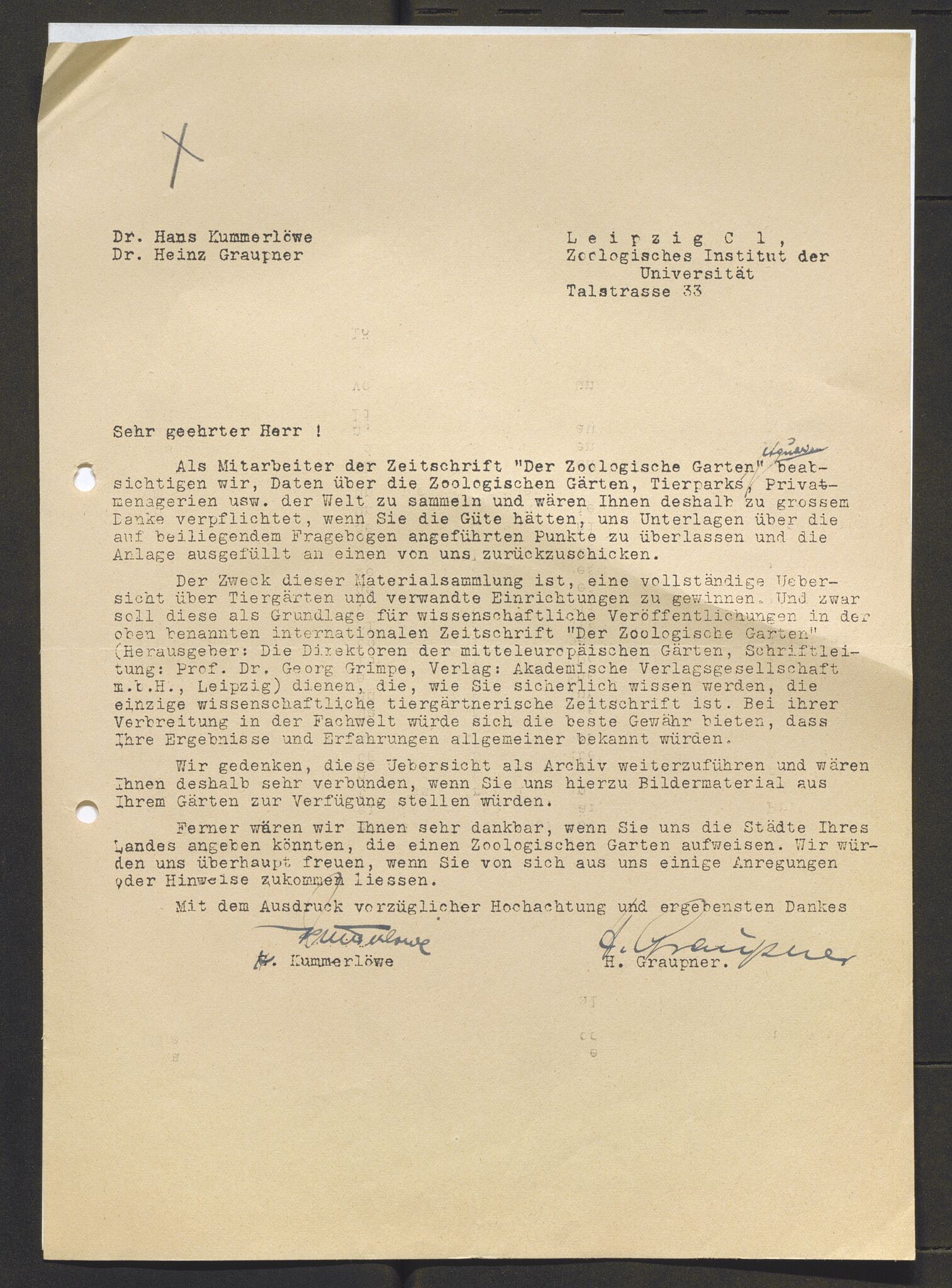 Bergens Museum, AV/SAB-A-17301/13/D/L0002: Korrespondanse , 1928-1940, p. 133