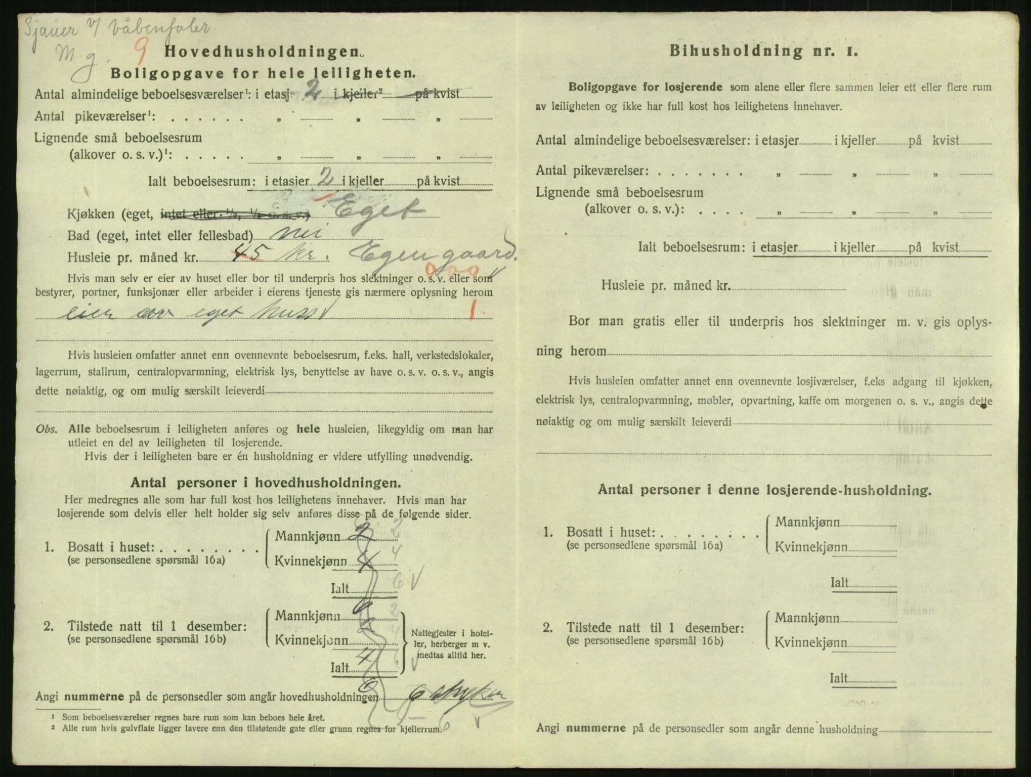 SAKO, 1920 census for Kongsberg, 1920, p. 5699