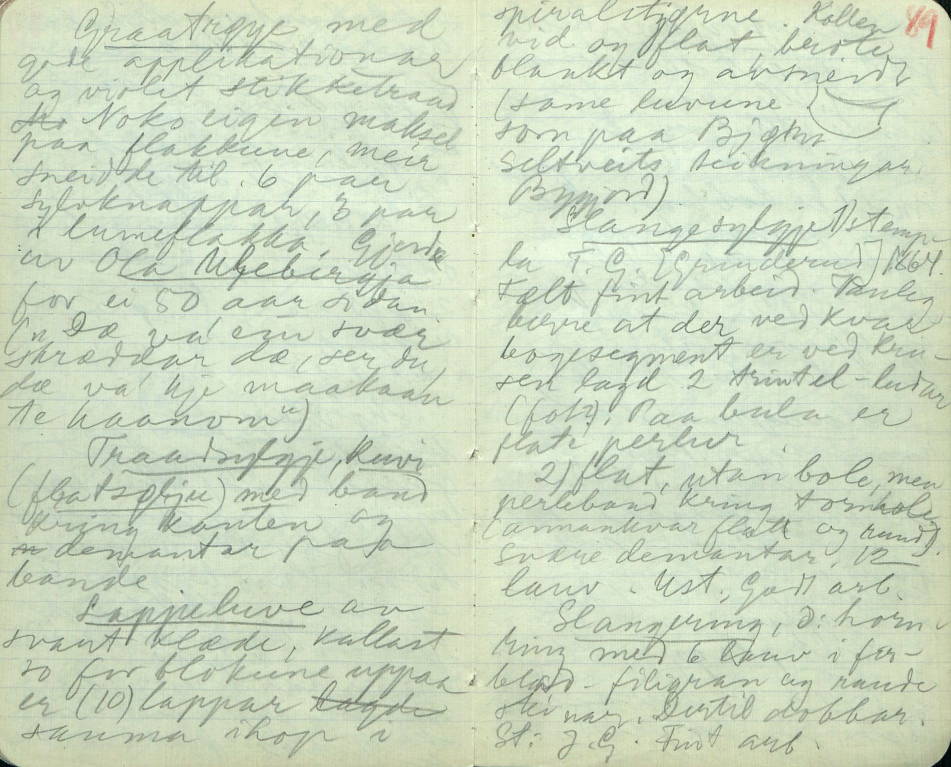 Rikard Berge, TEMU/TGM-A-1003/F/L0011/0003: 381-399 / 383 Oppskrifter frå Heddal, Bø, Sauherad, 1918-1919, p. 88-89