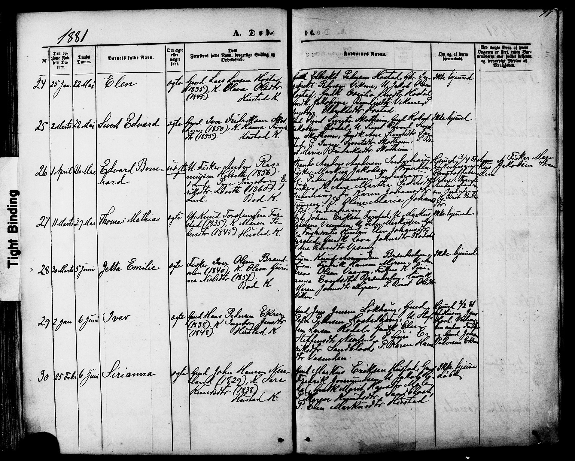 Ministerialprotokoller, klokkerbøker og fødselsregistre - Møre og Romsdal, AV/SAT-A-1454/566/L0768: Parish register (official) no. 566A07, 1869-1881, p. 97