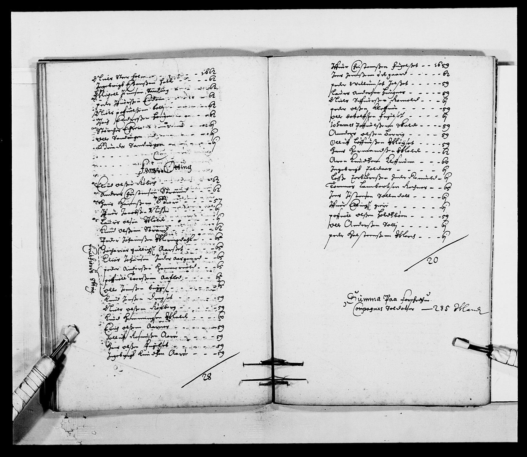 Kommanderende general (KG I) med Det norske krigsdirektorium, AV/RA-EA-5419/E/Ea/L0508: Trondheimske regiment, 1659-1703, p. 153