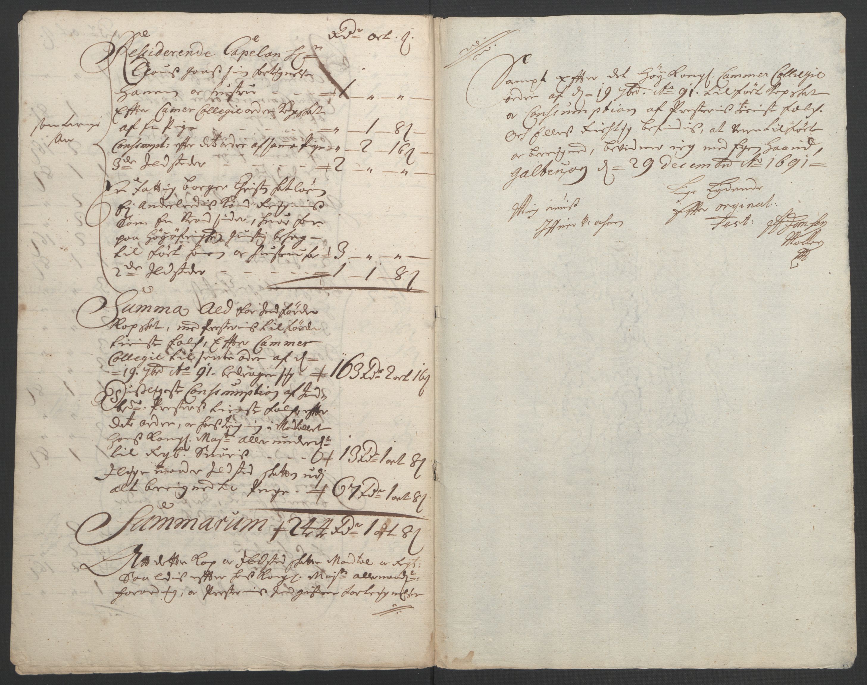 Rentekammeret inntil 1814, Reviderte regnskaper, Fogderegnskap, RA/EA-4092/R54/L3554: Fogderegnskap Sunnmøre, 1691-1693, p. 100