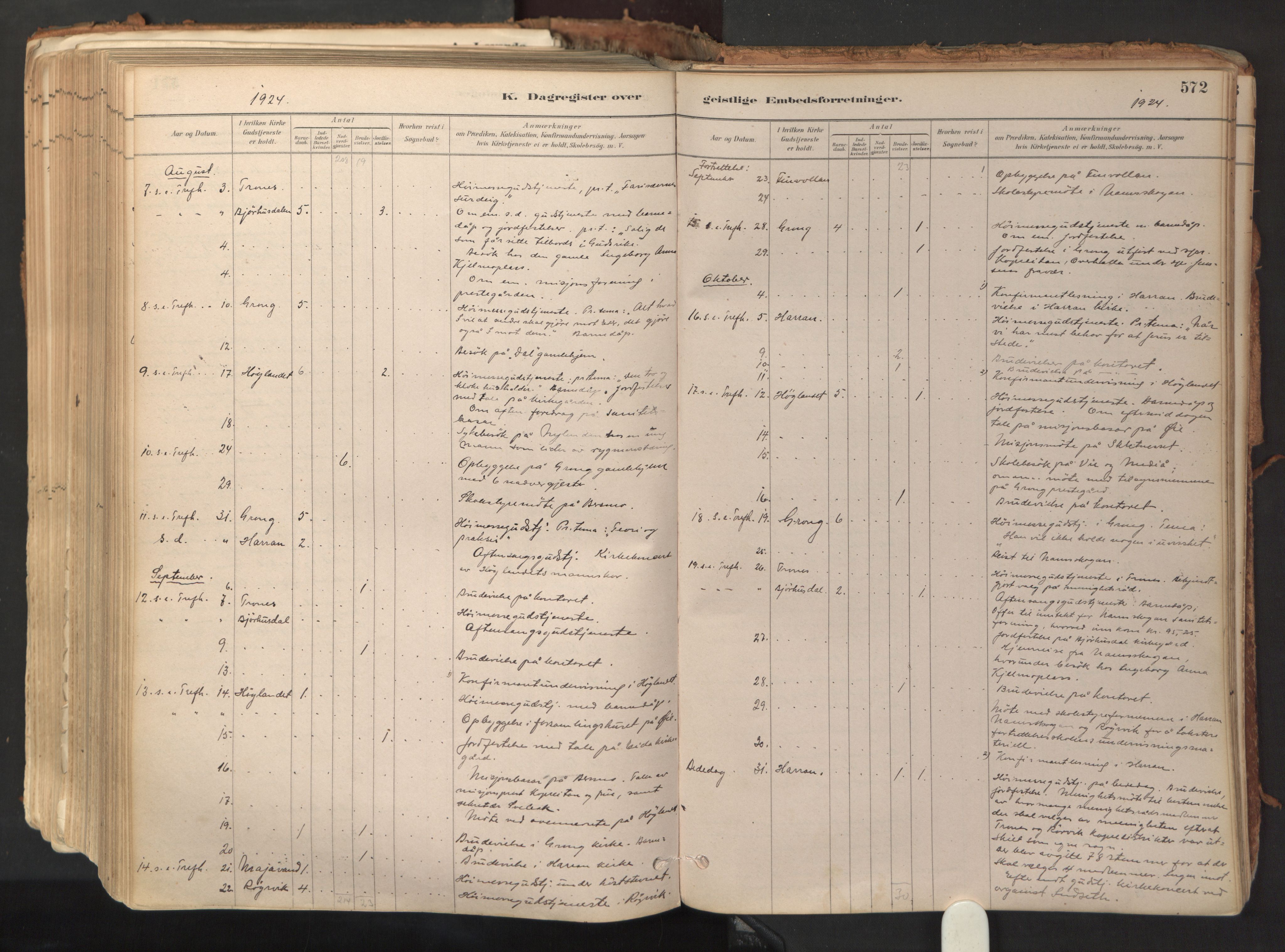 Ministerialprotokoller, klokkerbøker og fødselsregistre - Nord-Trøndelag, AV/SAT-A-1458/758/L0519: Parish register (official) no. 758A04, 1880-1926, p. 572